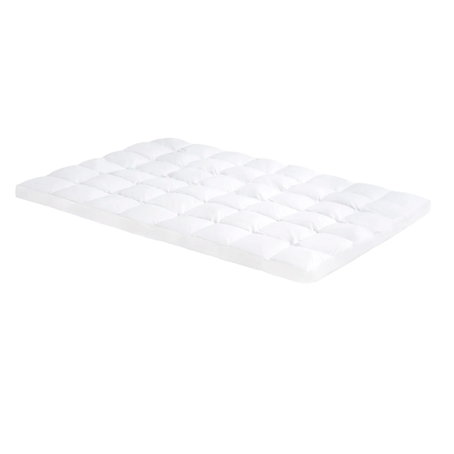 Down Alternative White King 3" Mattress Topper - Image 2