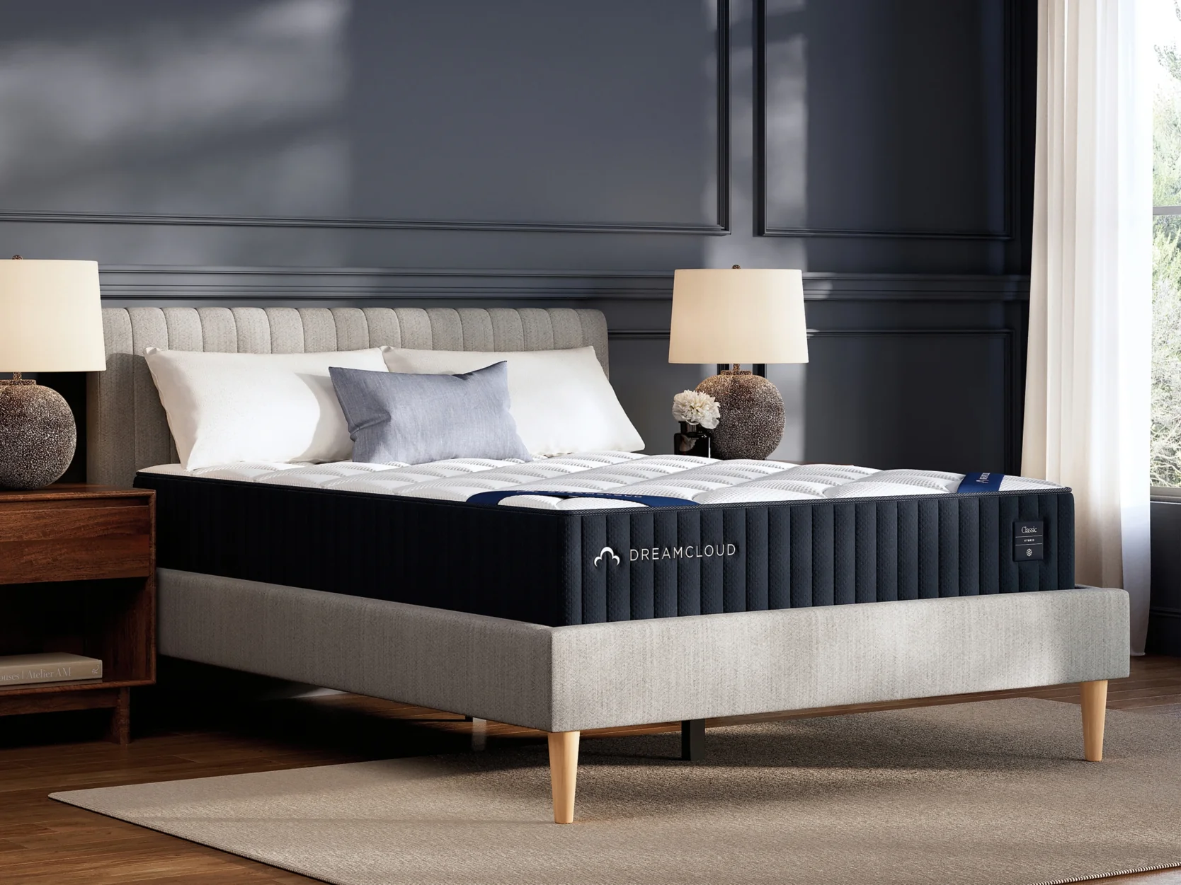 DreamCloud Classic Hybrid Firm White King Mattress - Image 7
