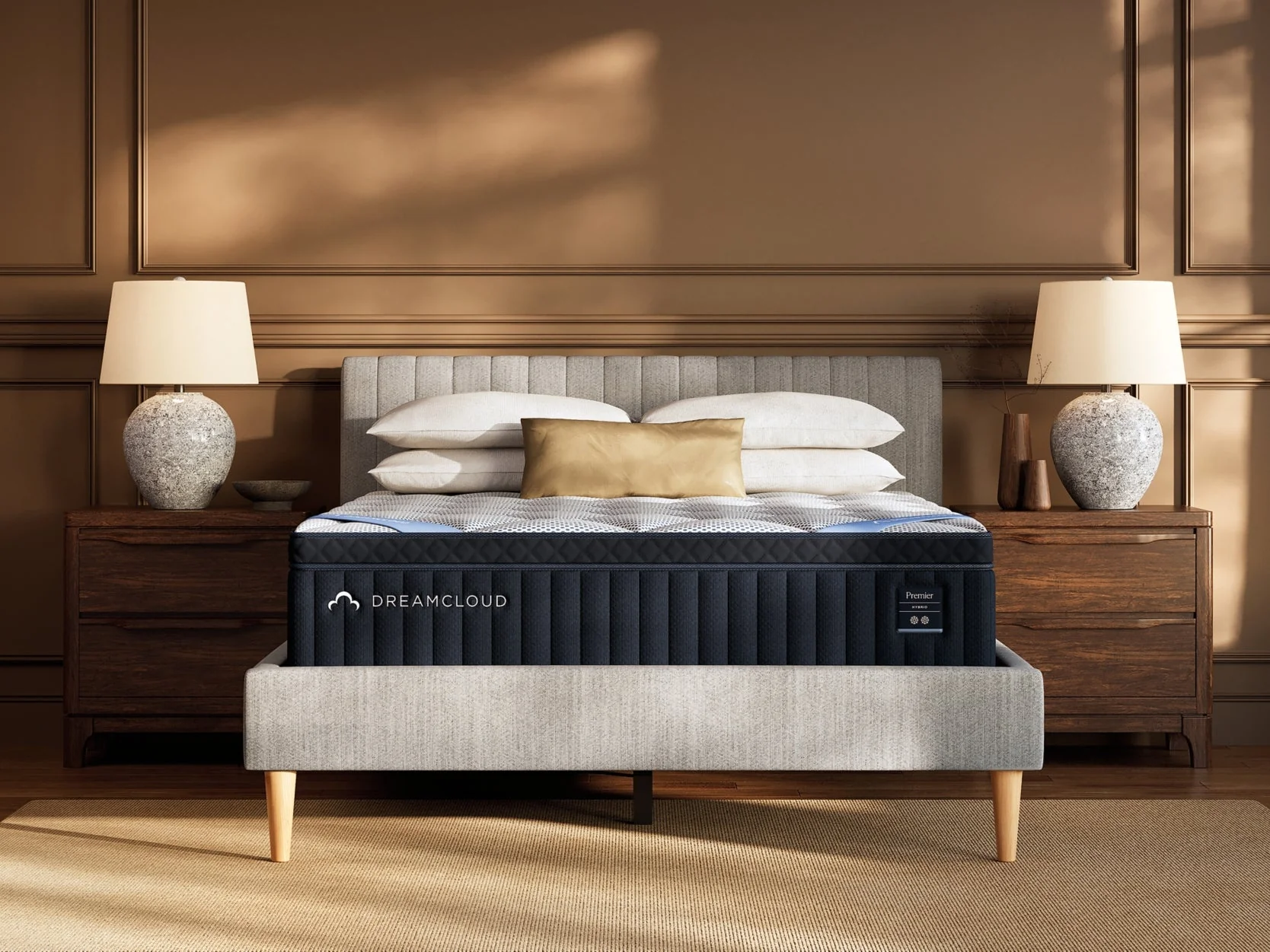 DreamCloud Premier Hybrid Medium White California King Mattress (Online Special Price) - Image 2