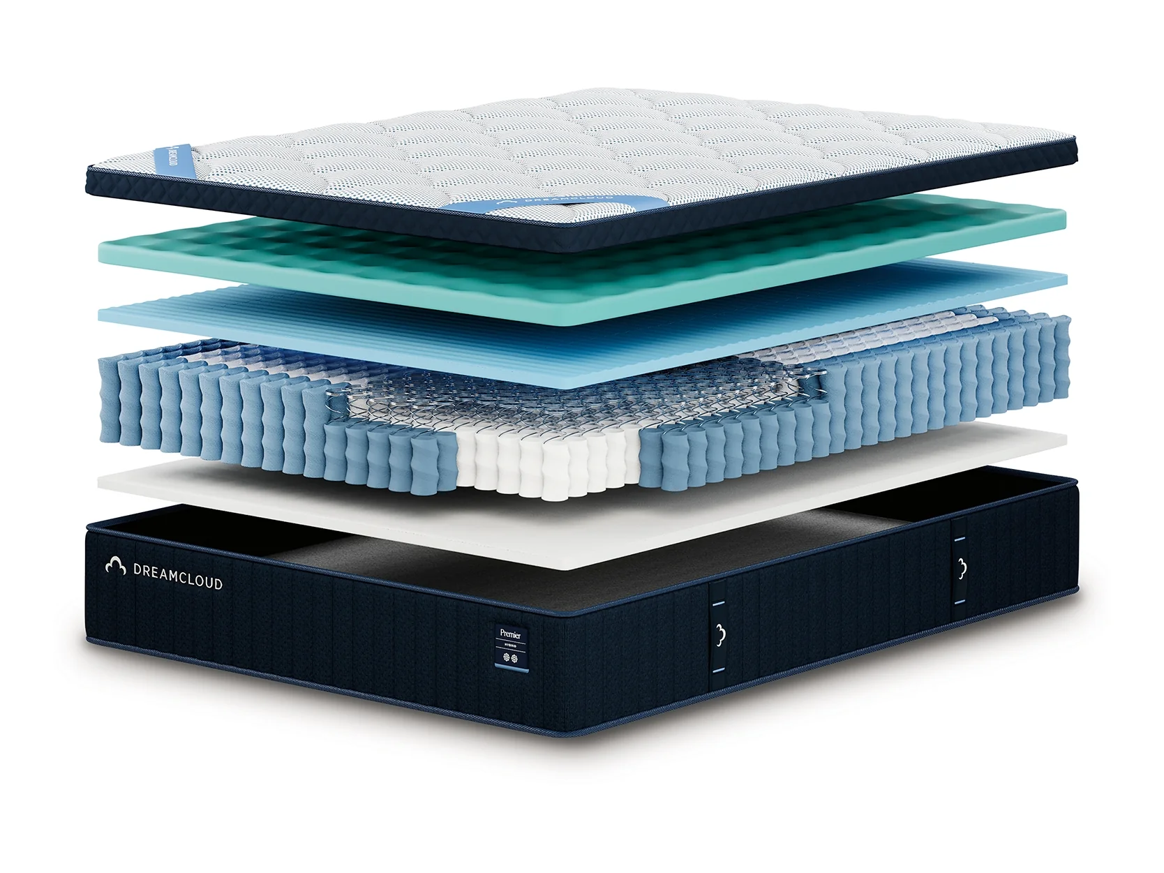 DreamCloud Premier Hybrid Medium White Full Mattress - Image 6