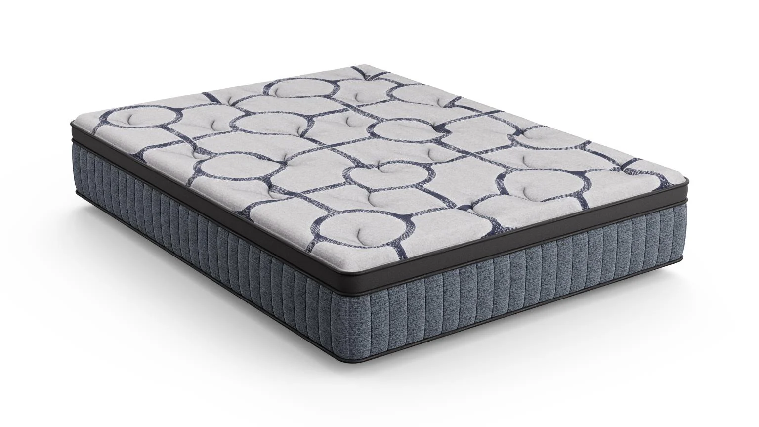 Dreamstage Value Amethyst Euro Top 15" Plush Grey Twin Mattress - Image 7
