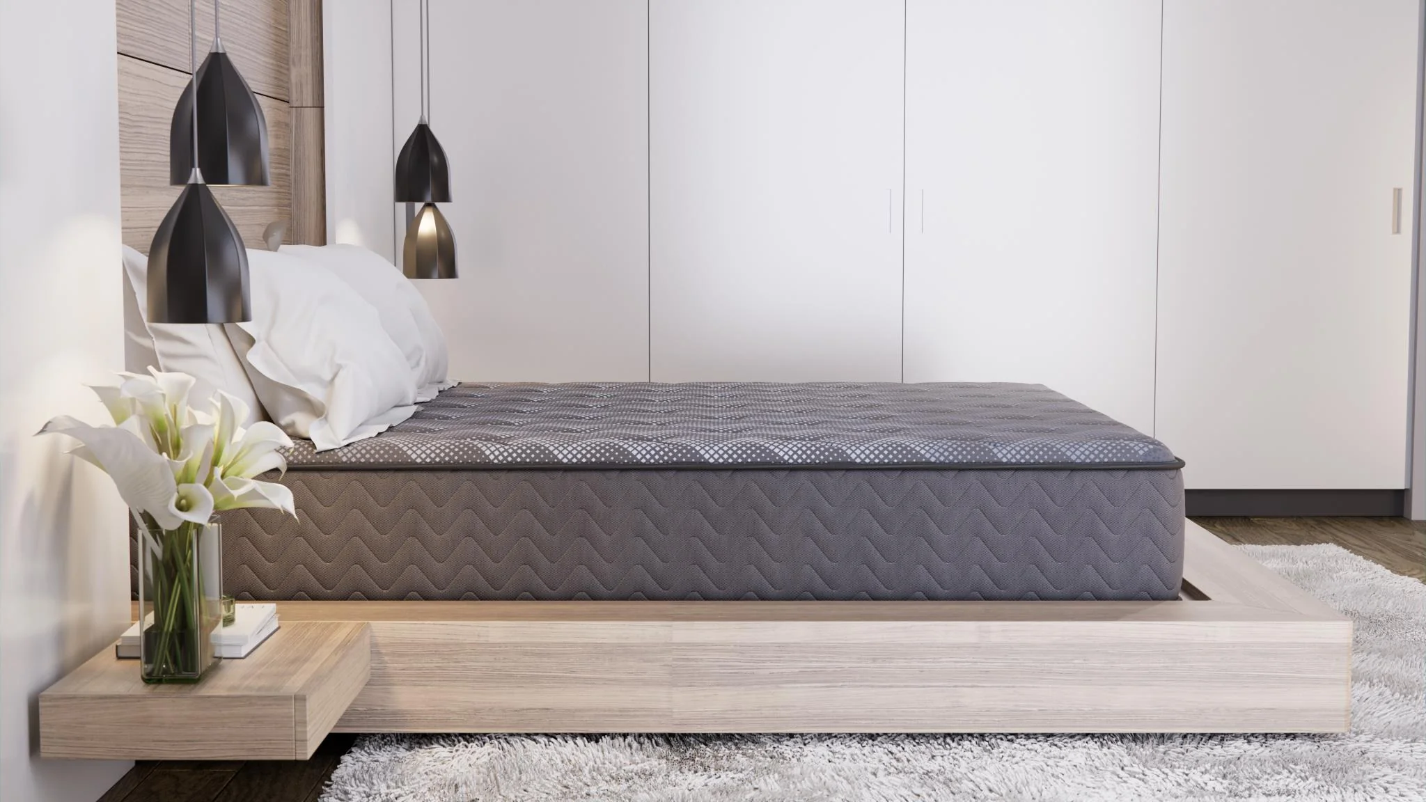 Dreamstage Value Arcadia 13" Firm Grey Twin Mattress - Image 2