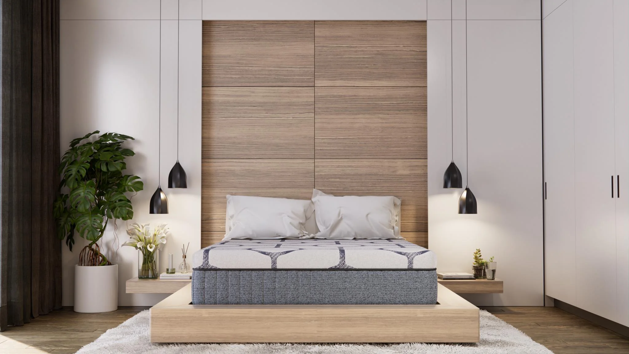 Dreamstage Value Haven Hybrid 13.5" Plush Grey King Mattress - Image 2