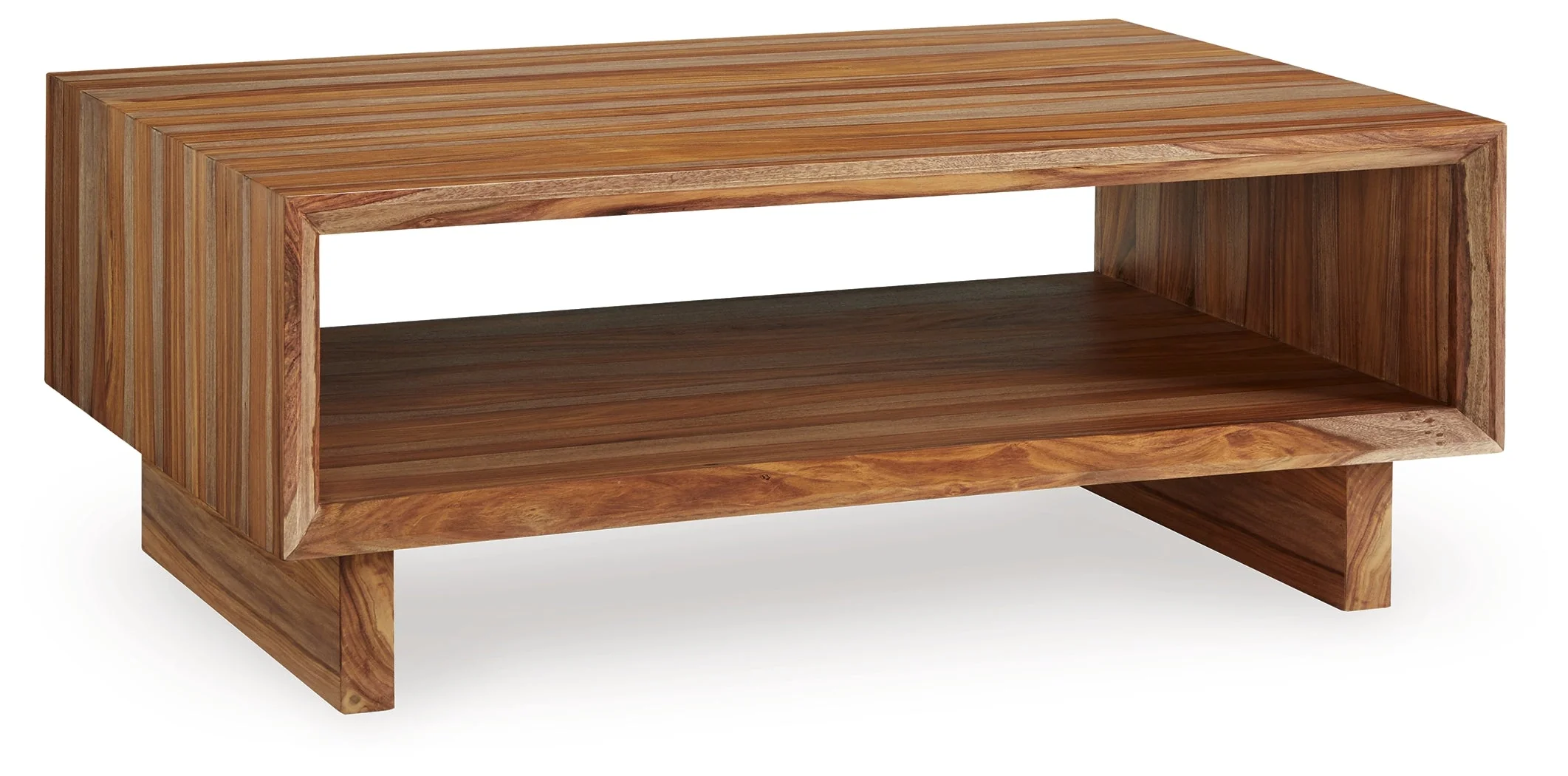 Dressonni Brown Rectangular Cocktail Table (Online Special Price) - Image 2