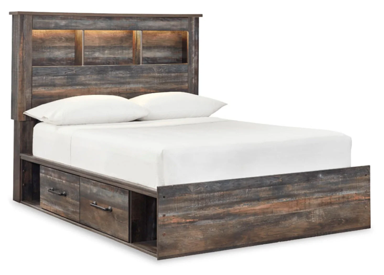 Drystan Multi Full Bookcase Storage Bedroom Set with Dresser (Online Special Price) - Image 5