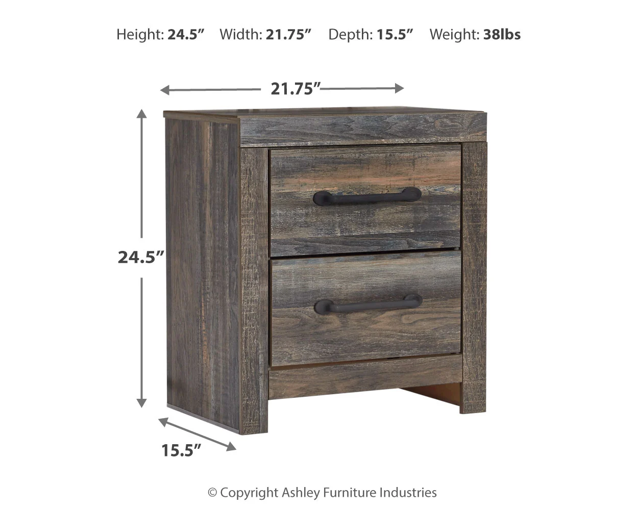 Drystan Multi King Panel Bed, Dresser, Mirror and 2 Nightstands - Image 10