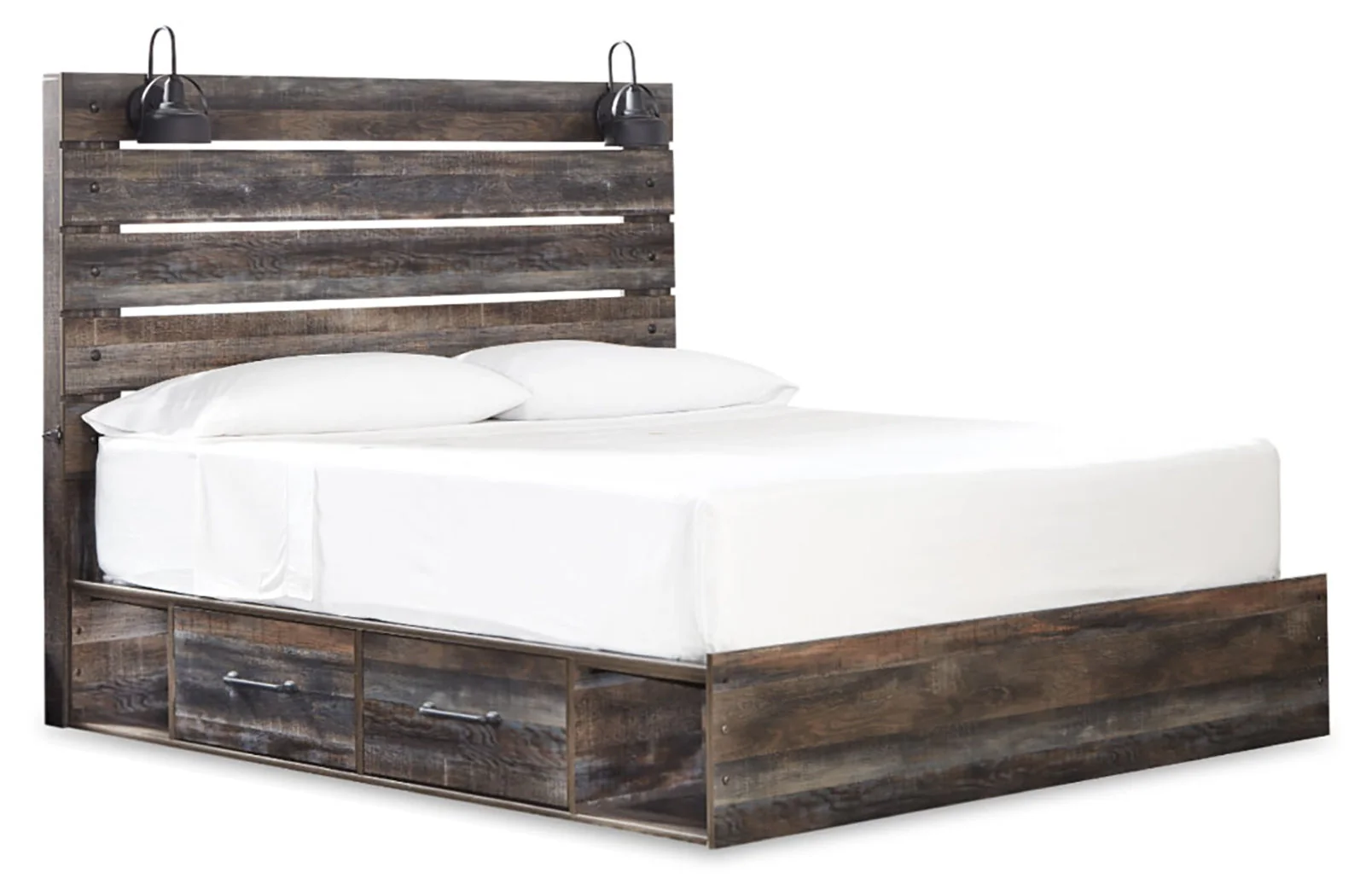 Drystan Multi King Panel Bedroom Set with Dresser, Mirror and 2 Nightstands (Online Special Price) - Image 4
