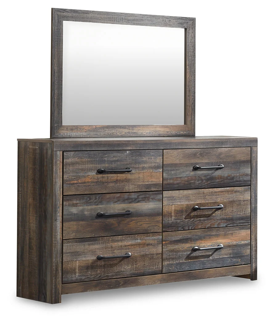 Drystan Multi Queen Bookcase Panel Bedroom Set with Dresser, Mirror Chest and Nightstand (Online Special Price) - Image 3