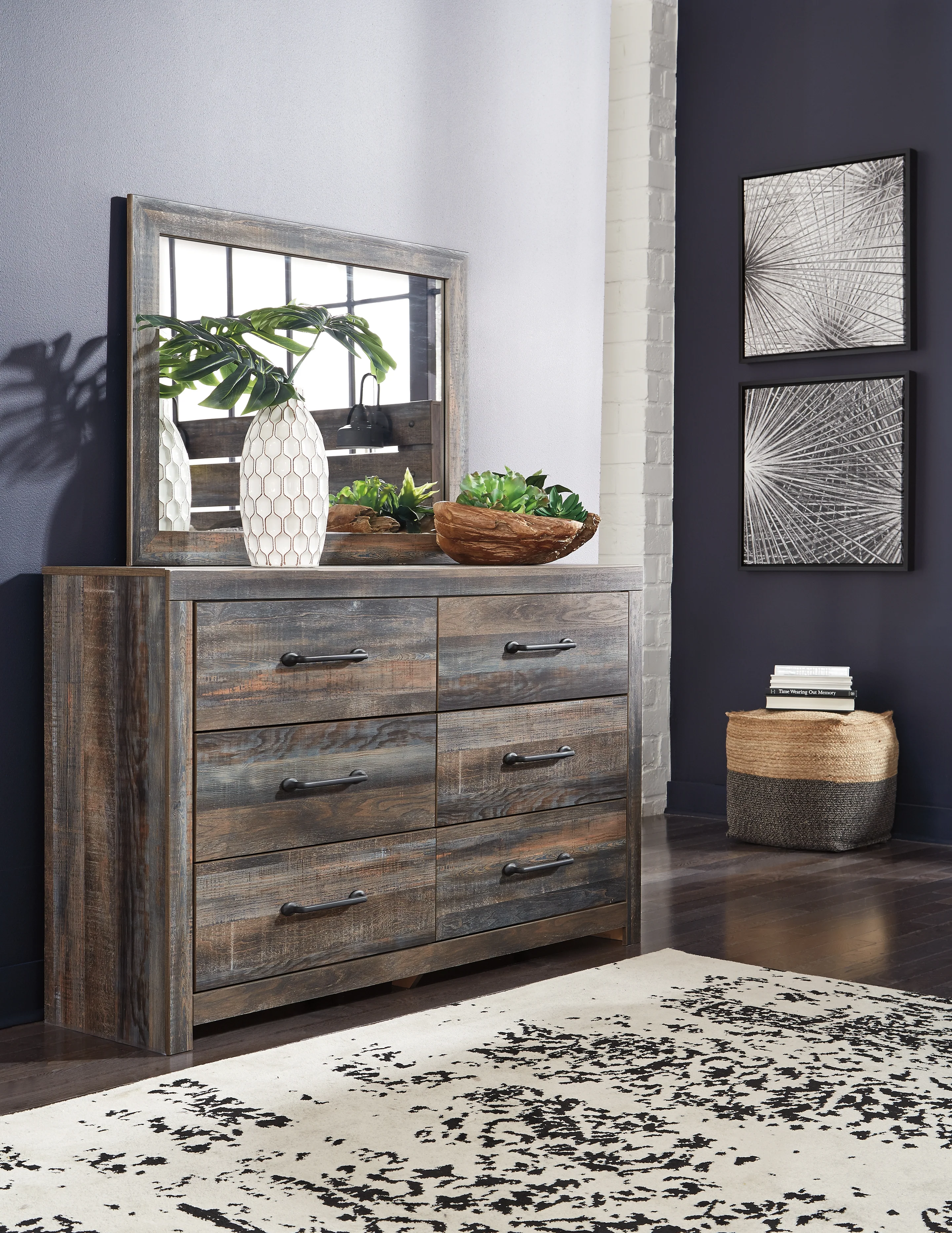 Drystan Multi Queen Panel Bed, 2 Dressers, Mirror and 2 Nightstands - Image 17
