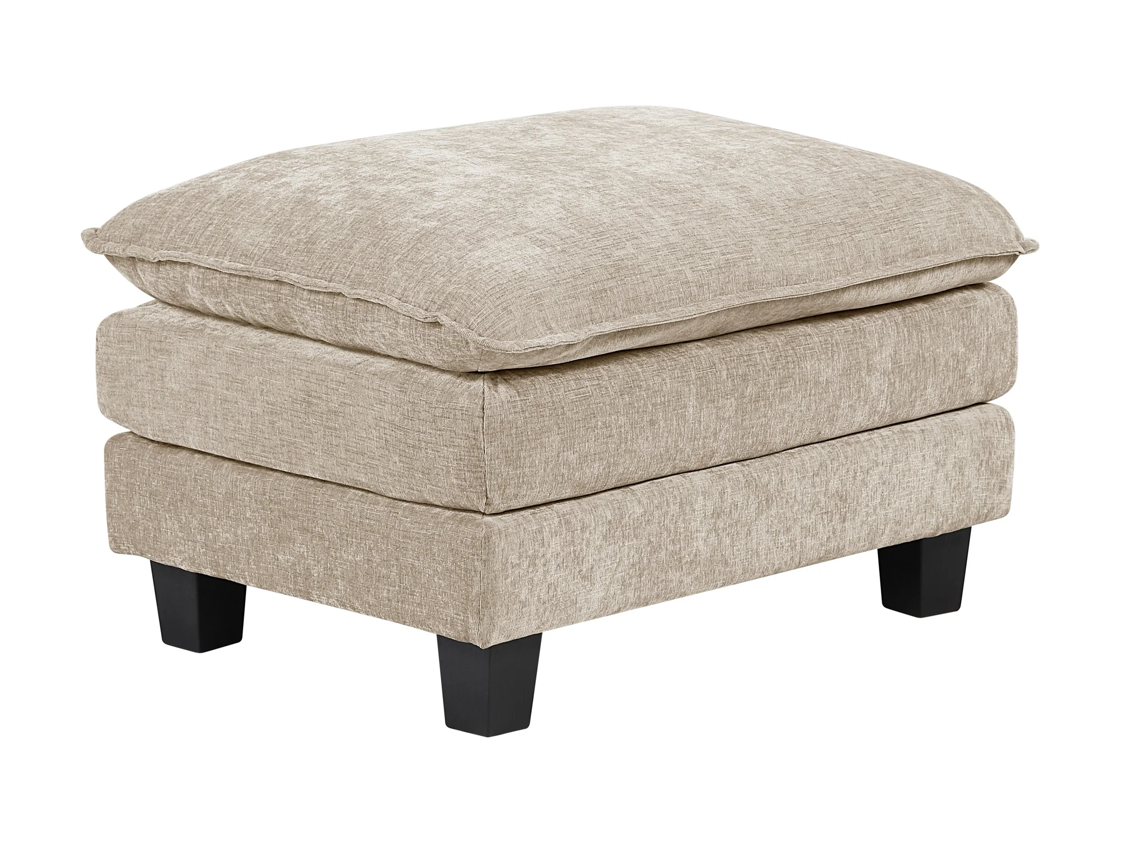 Dublin Taupe Ottoman