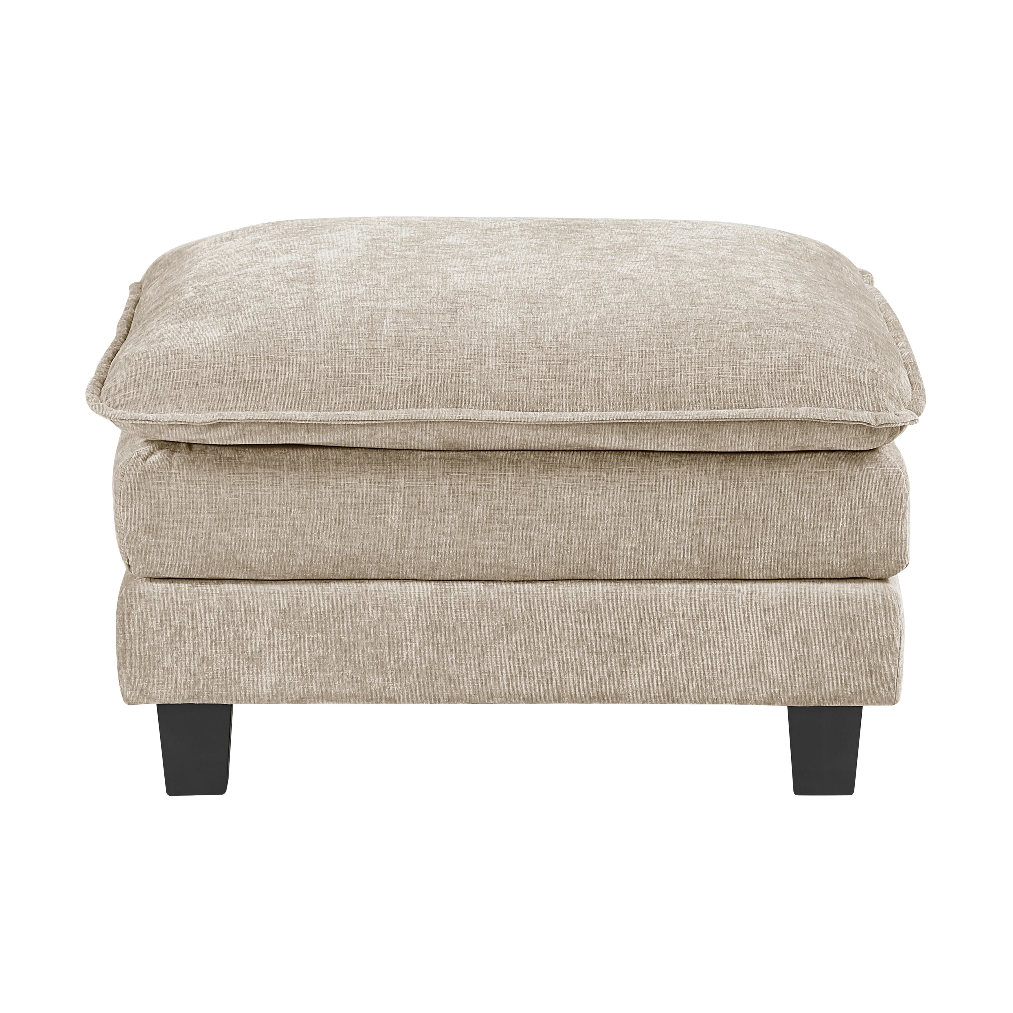 Dublin Taupe Ottoman - Image 2