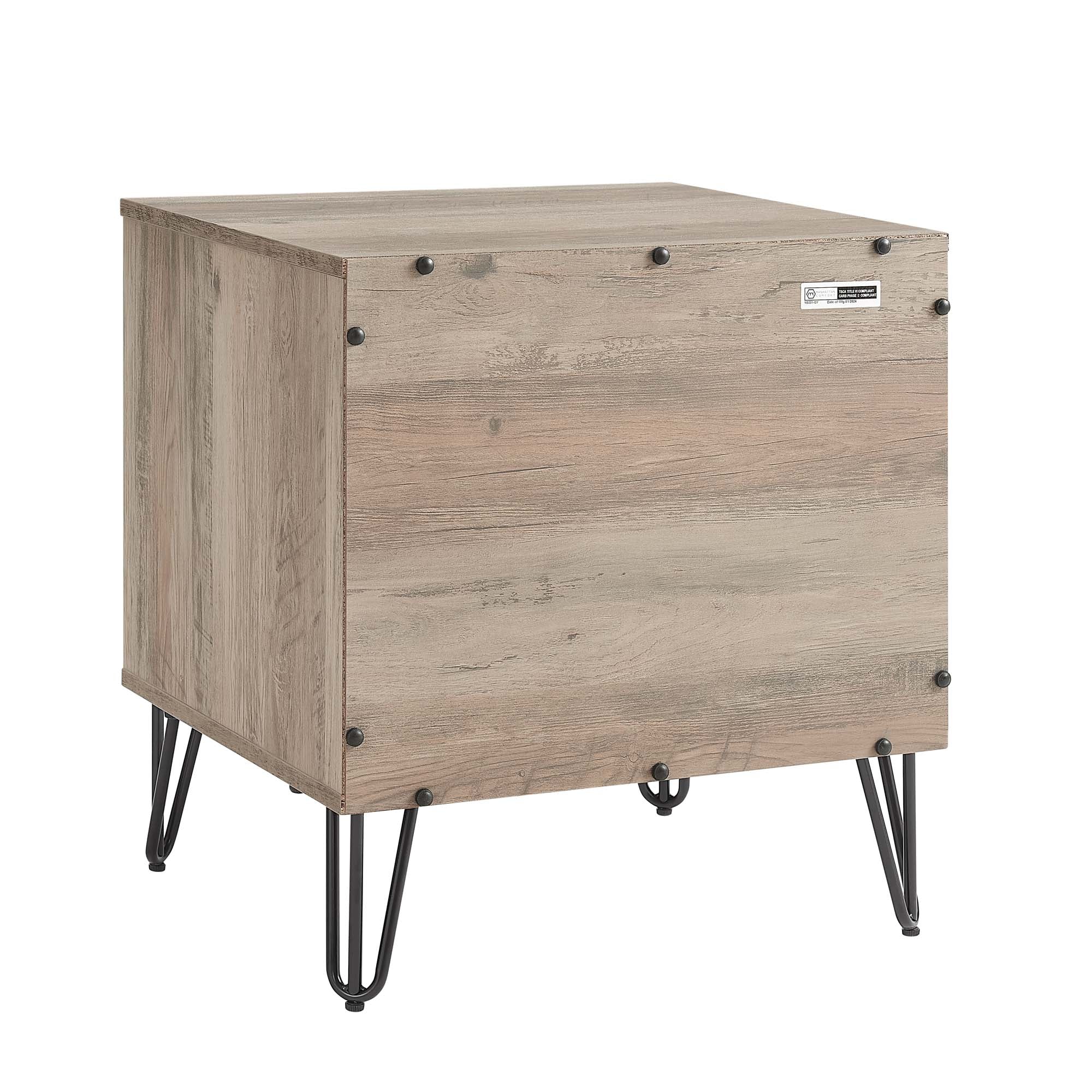 DUMBO 1.0 Nightstand in Rustic Grey - Image 8