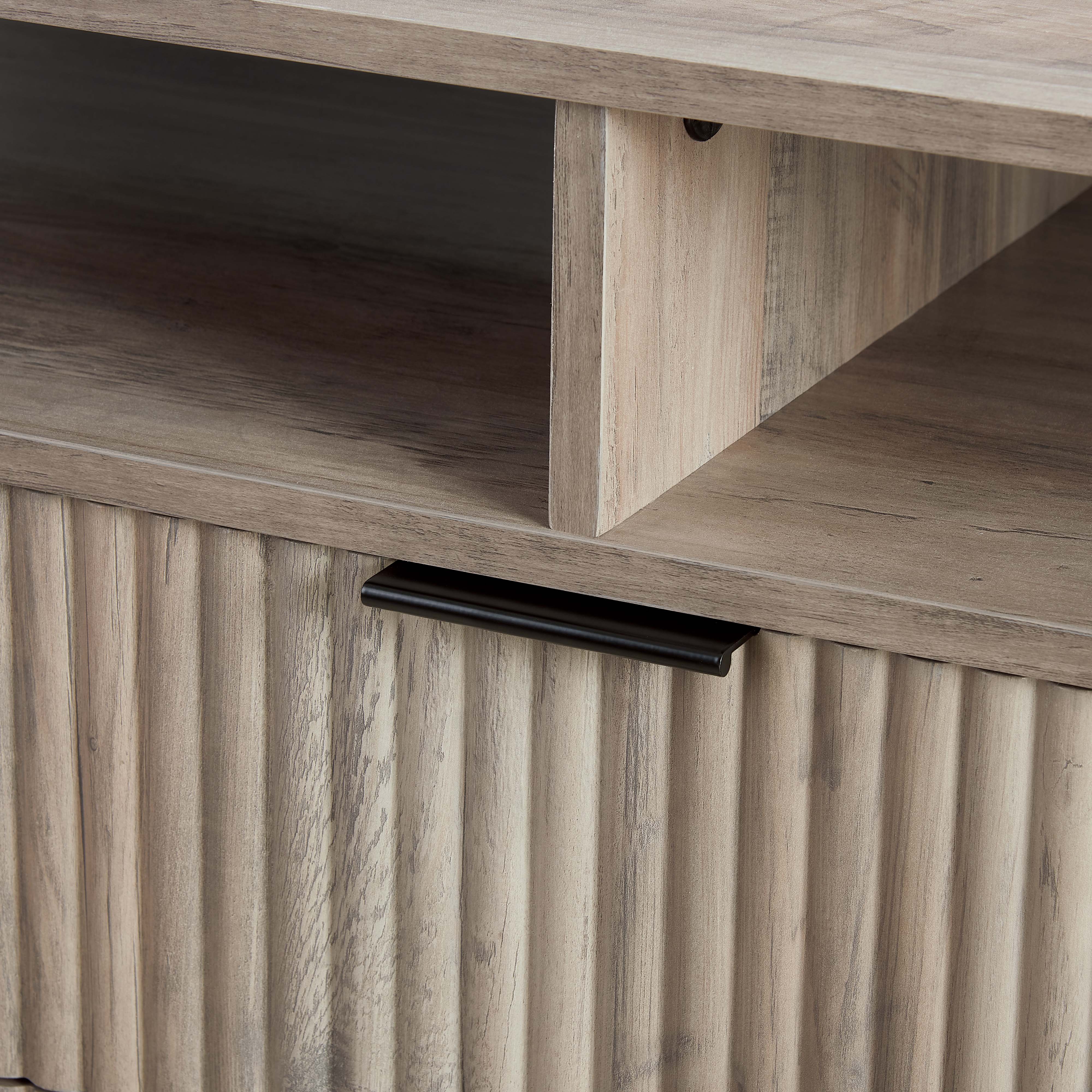 DUMBO 85" TV Stand in Rustic Grey - Image 7