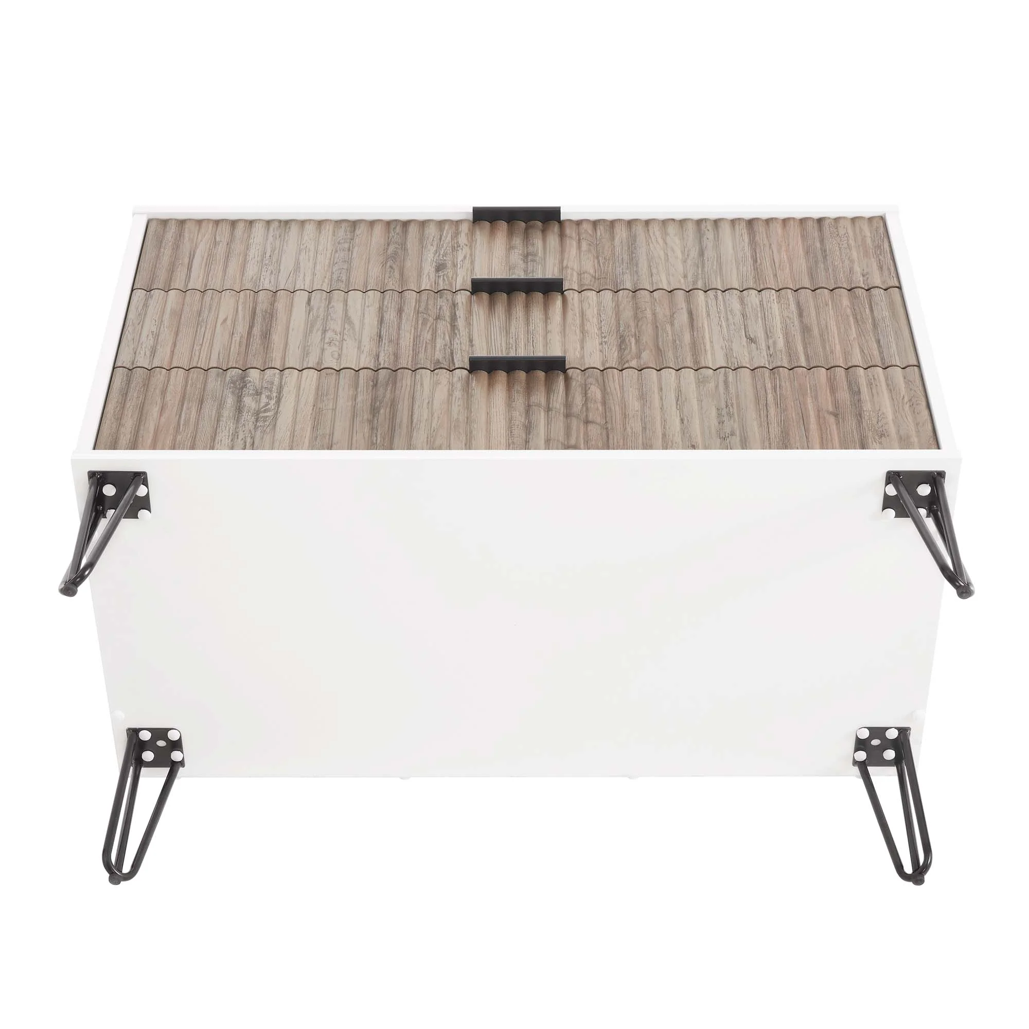 DUMBO Dresser in White and Grey - Image 11