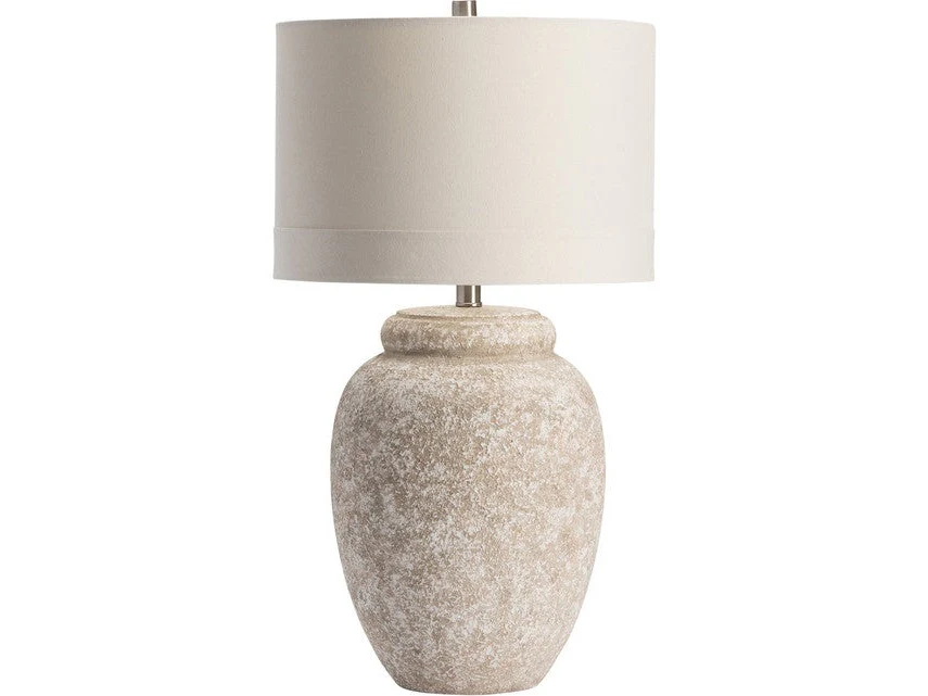 Dune Beige/White Table Lamp