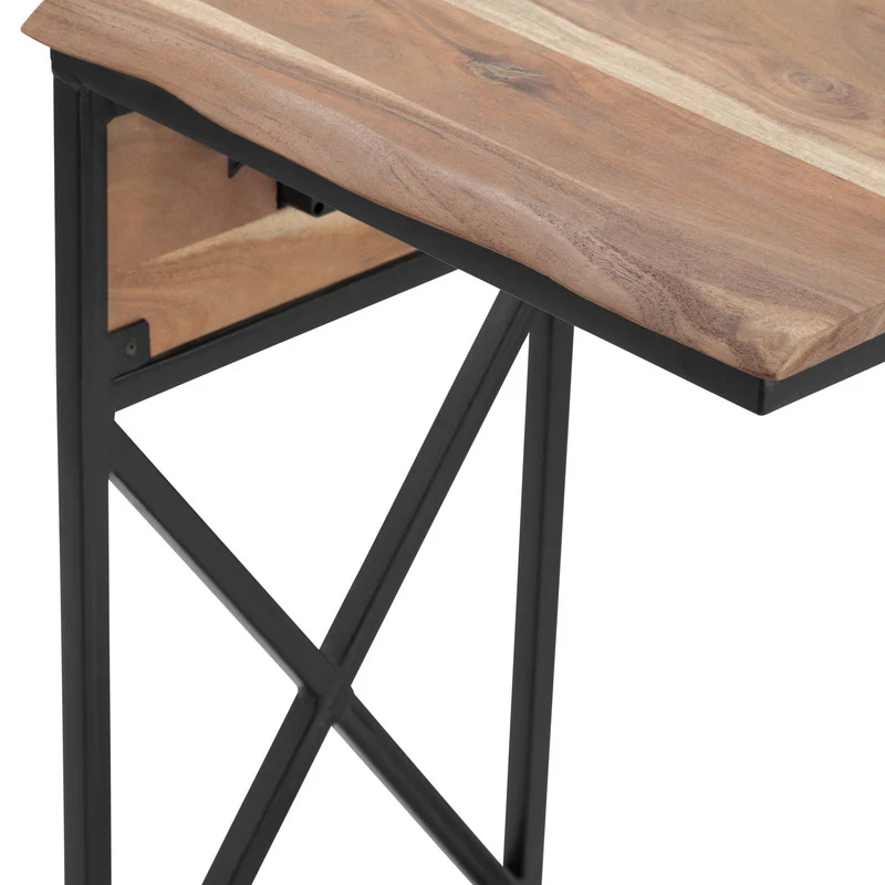 Dunwell Brown/Black Accent Table - Image 3