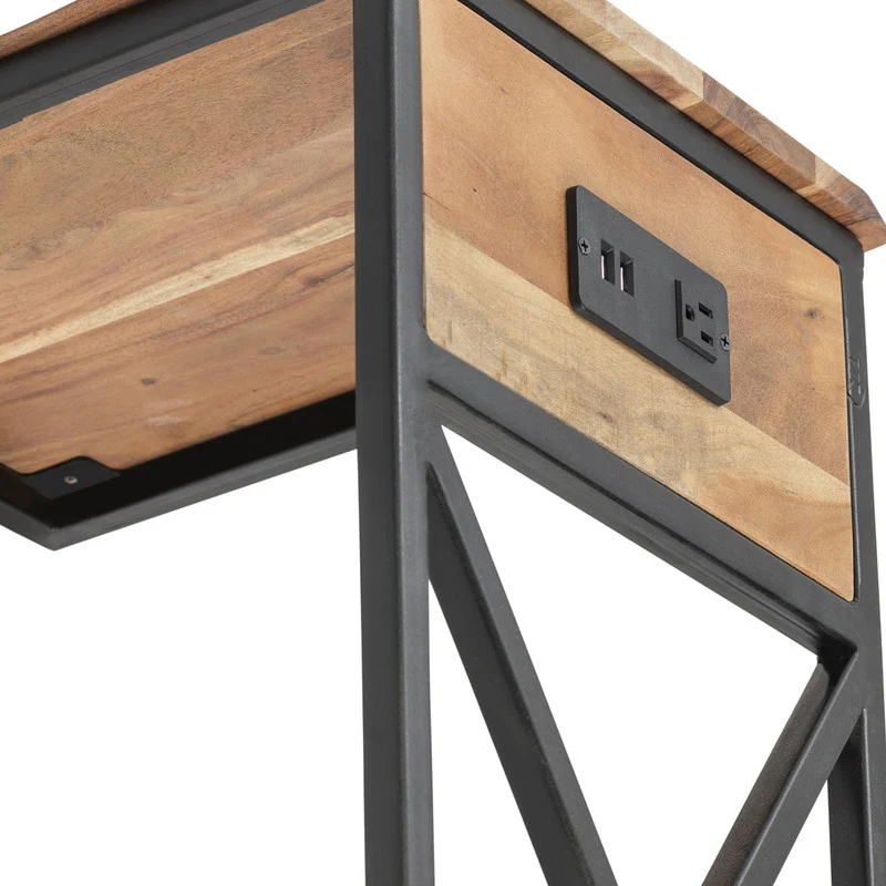 Dunwell Brown/Black Accent Table - Image 4