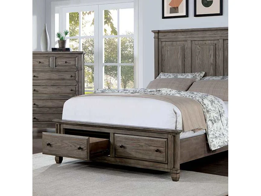 Durango Warm Gray Queen Bed