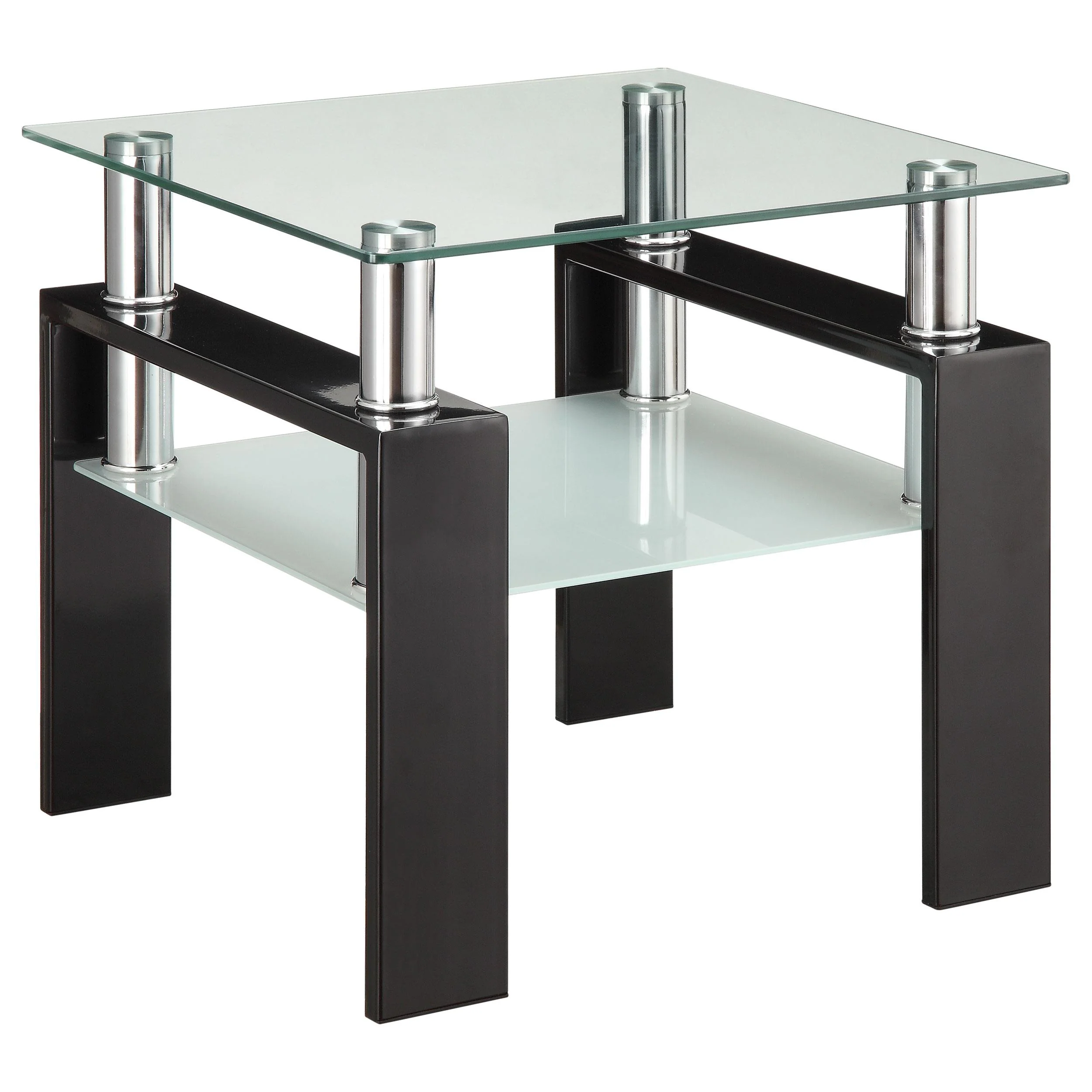 Dyer Black 3-piece Rectangular Coffee and End Table Set - Image 3
