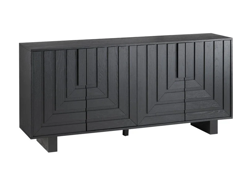Dylan Black 4 Door Sideboard