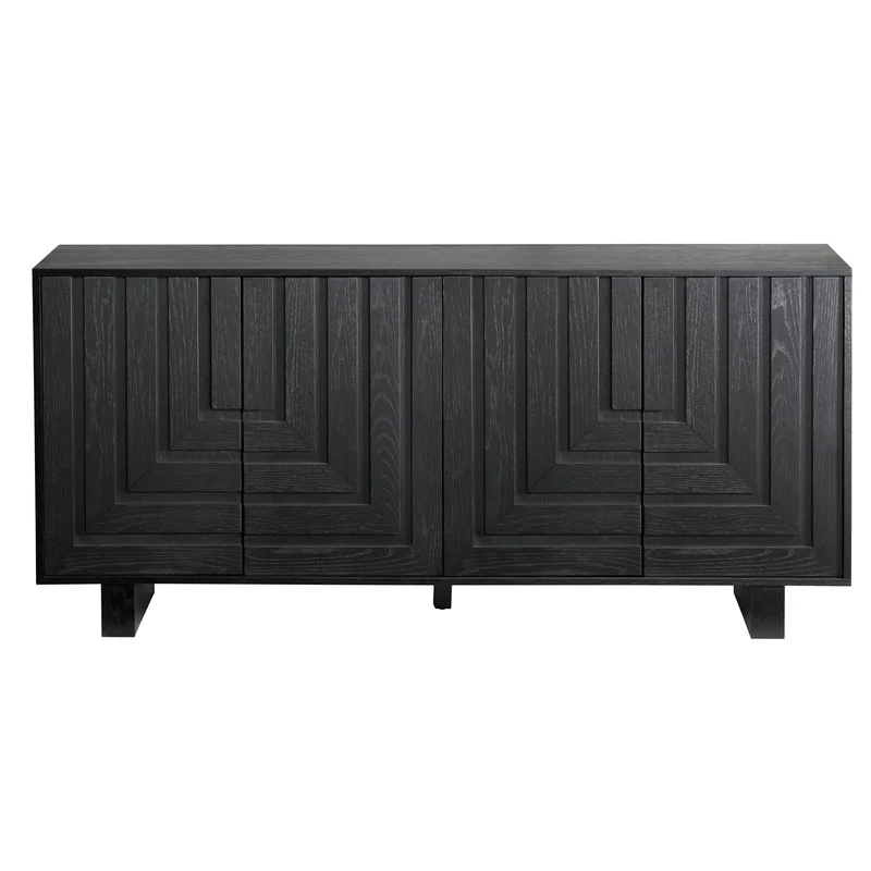 Dylan Black 4 Door Sideboard - Image 3