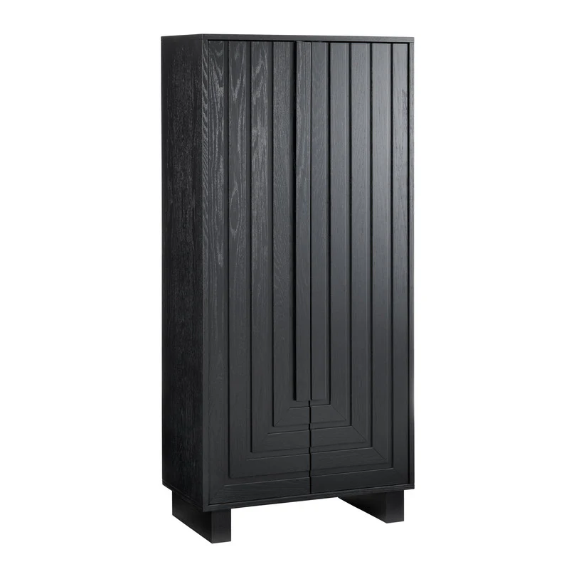 Dylan Black Shoe Cabinet - Image 2