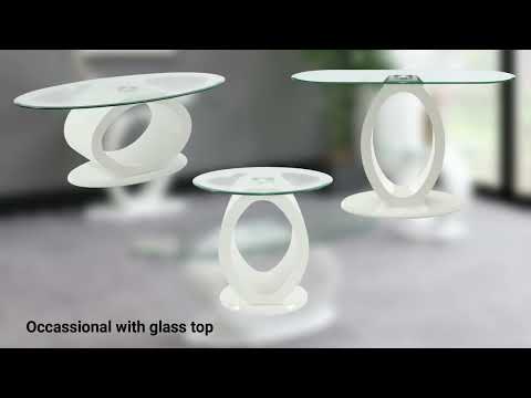 Dyllan White High Gloss Coffee Table - Image 6