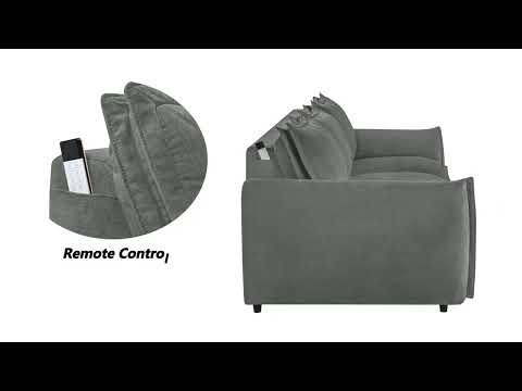Eaden Gray Power Sofa Sleeper - Image 10