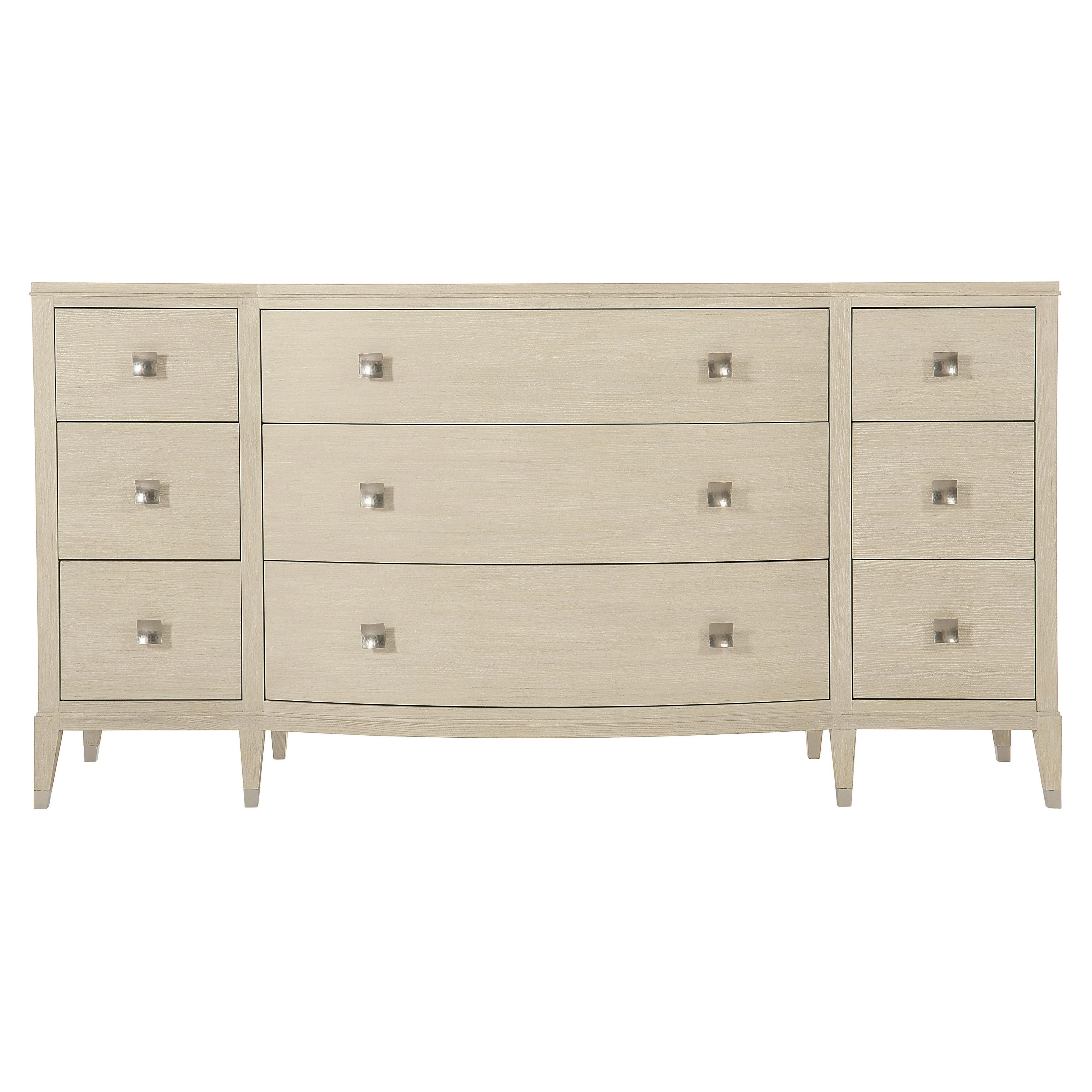 East Hampton Aged Silver/Cerused Linen Dresser - Image 2
