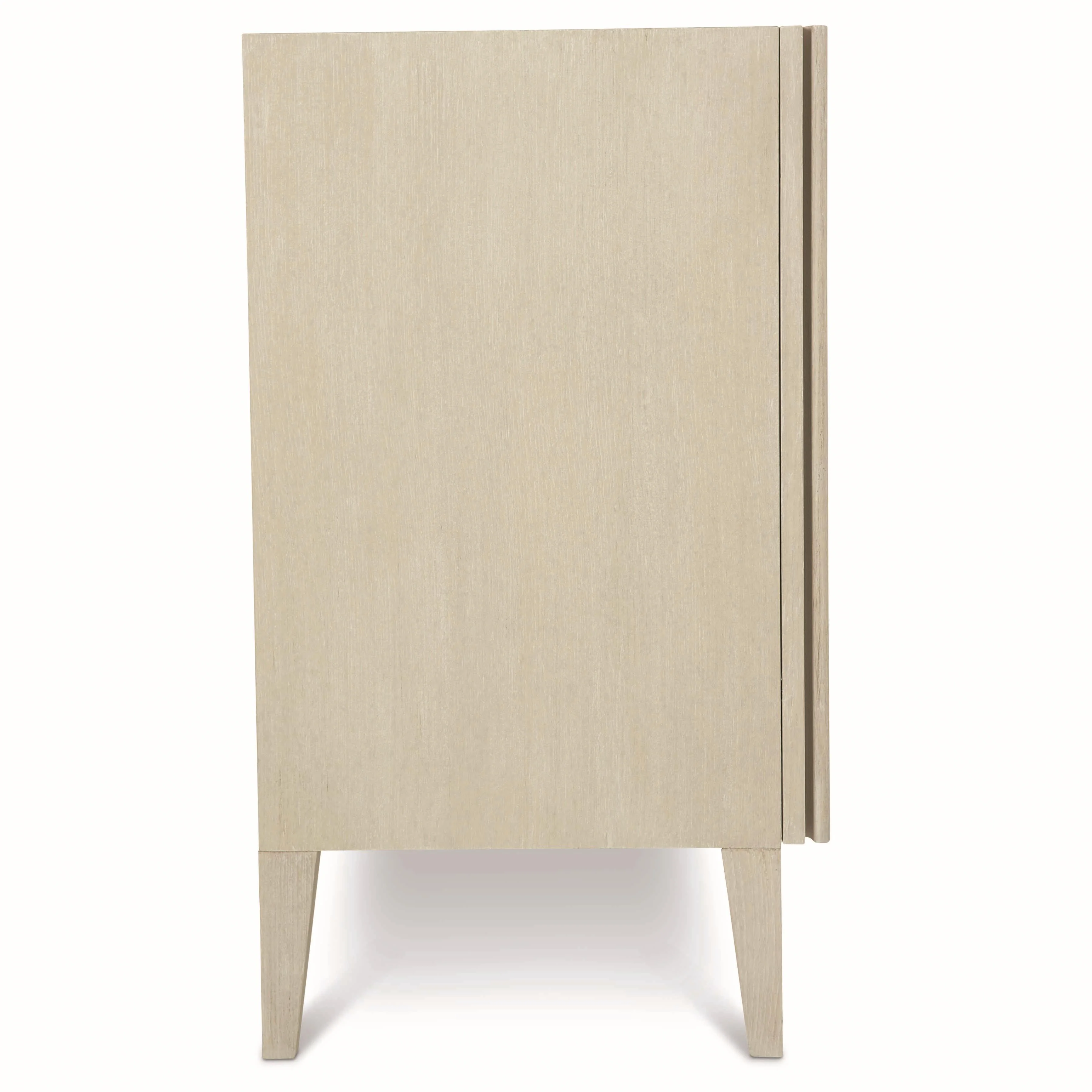 East Hampton Cerused Linen Entertainment Credenza - Image 4