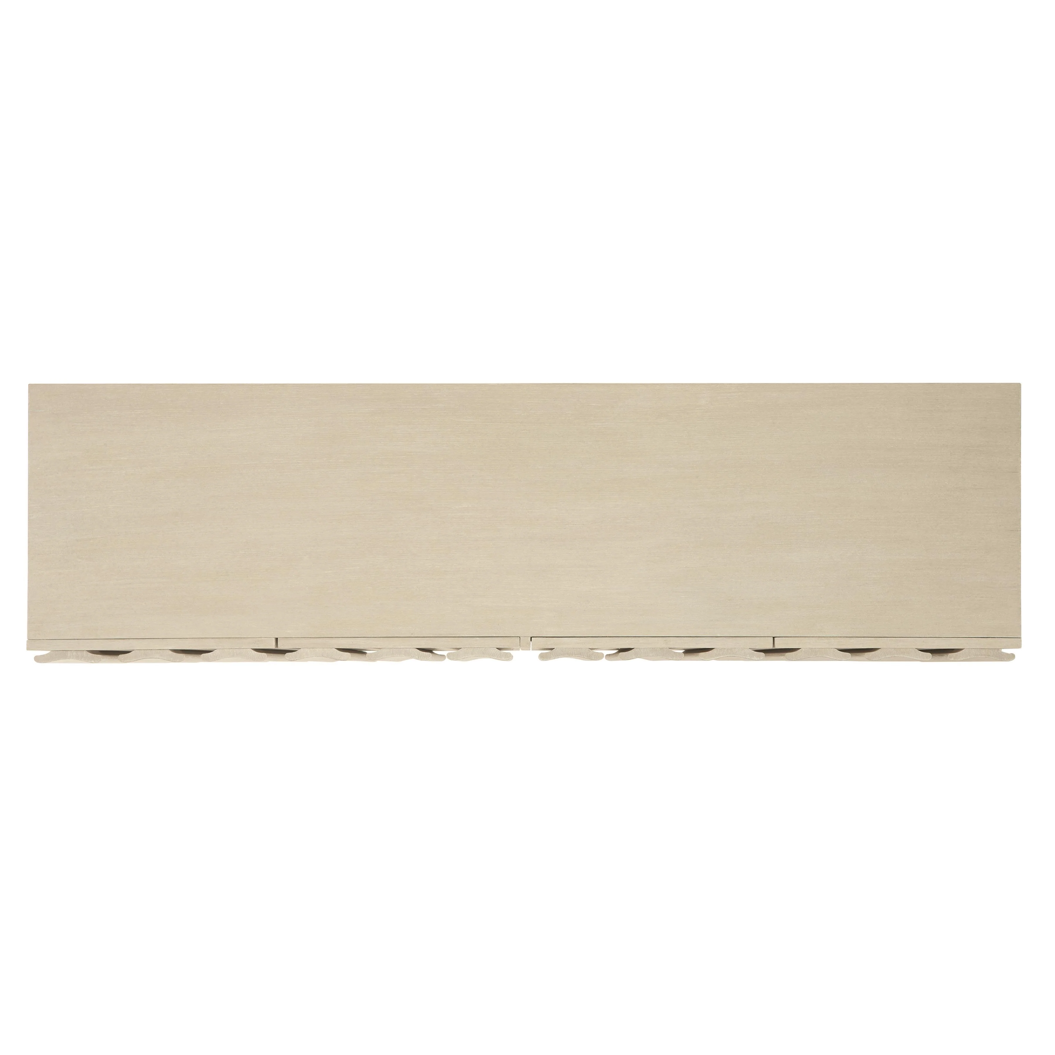 East Hampton Cerused Linen Entertainment Credenza - Image 5