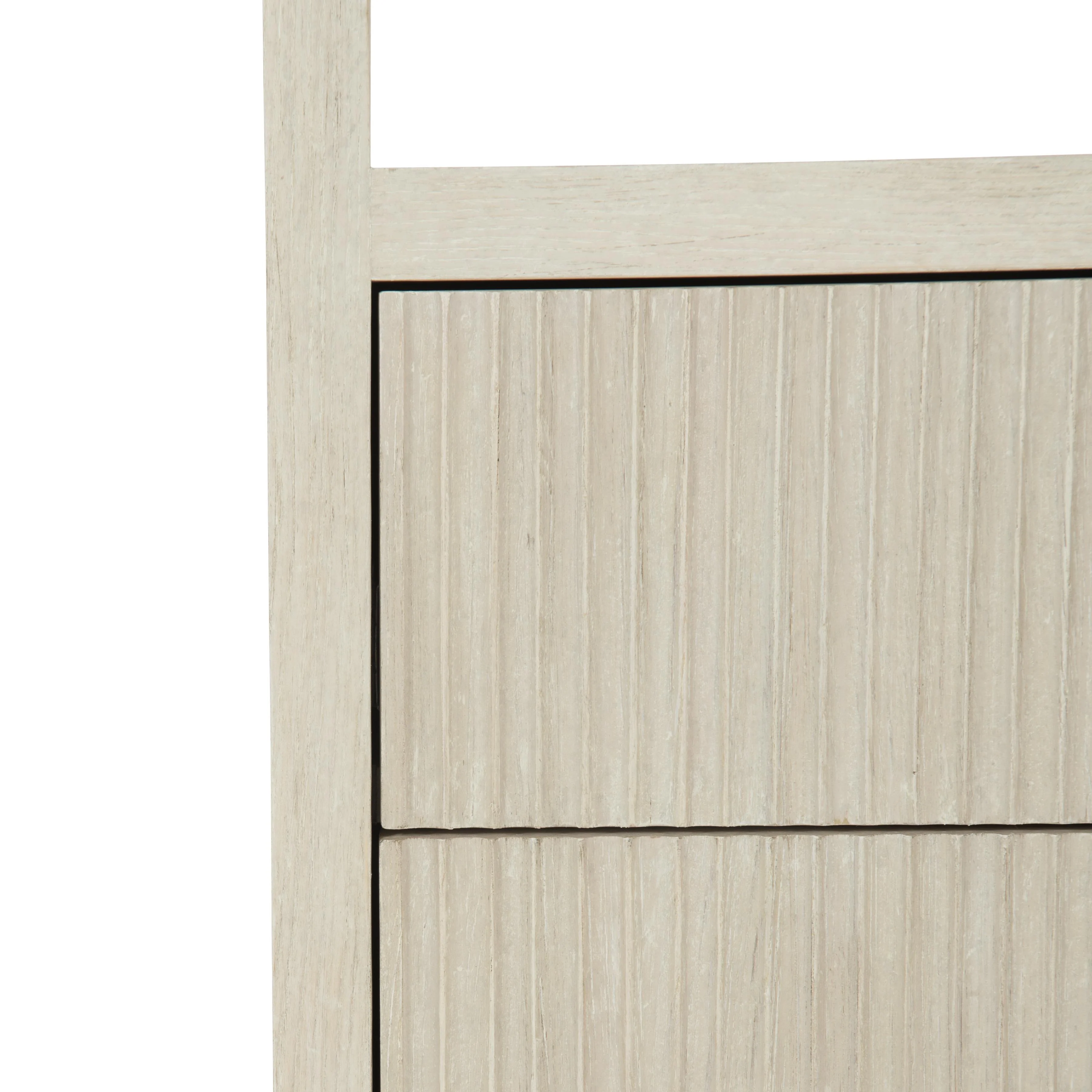 East Hampton Cerused Linen Nightstand - Image 4