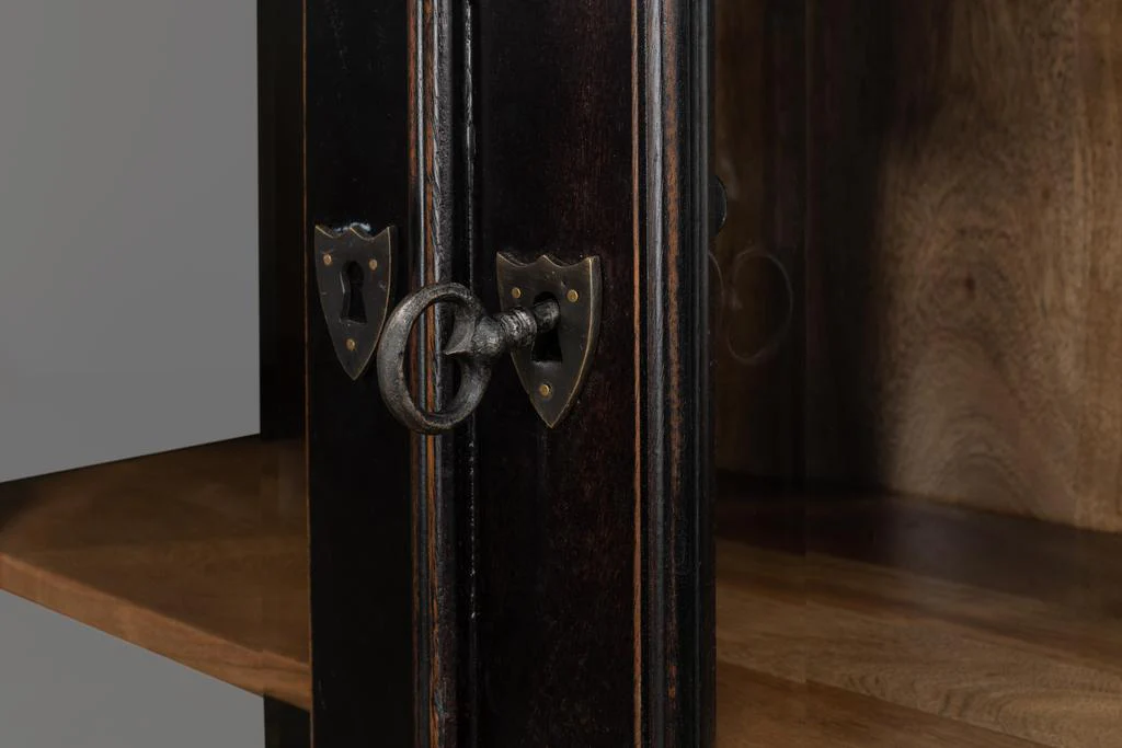 Ebony Study Black Bookcase - Image 11