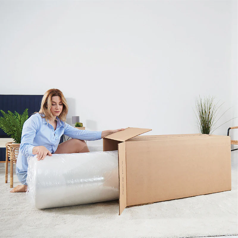 Edelweiss White 8" Twin XL Memory Foam Mattress - Image 4