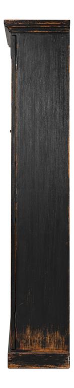 Edgar Allan Black Glass Bookcase - Image 3