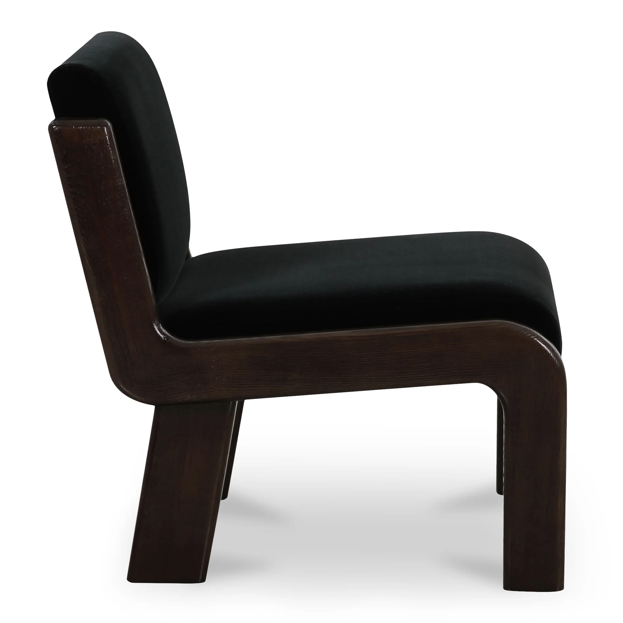 Edie Black Faux Mohair Accent Chair - Image 5