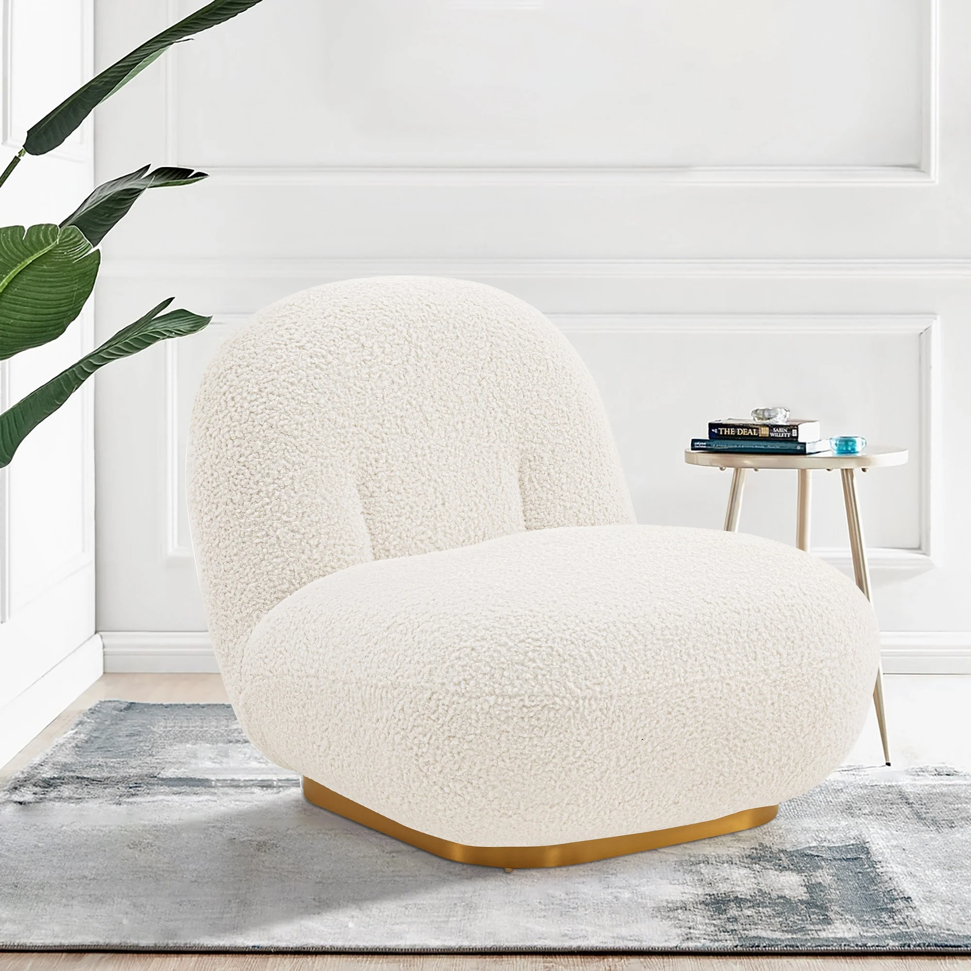 Edina Accent Chair in White - Image 2
