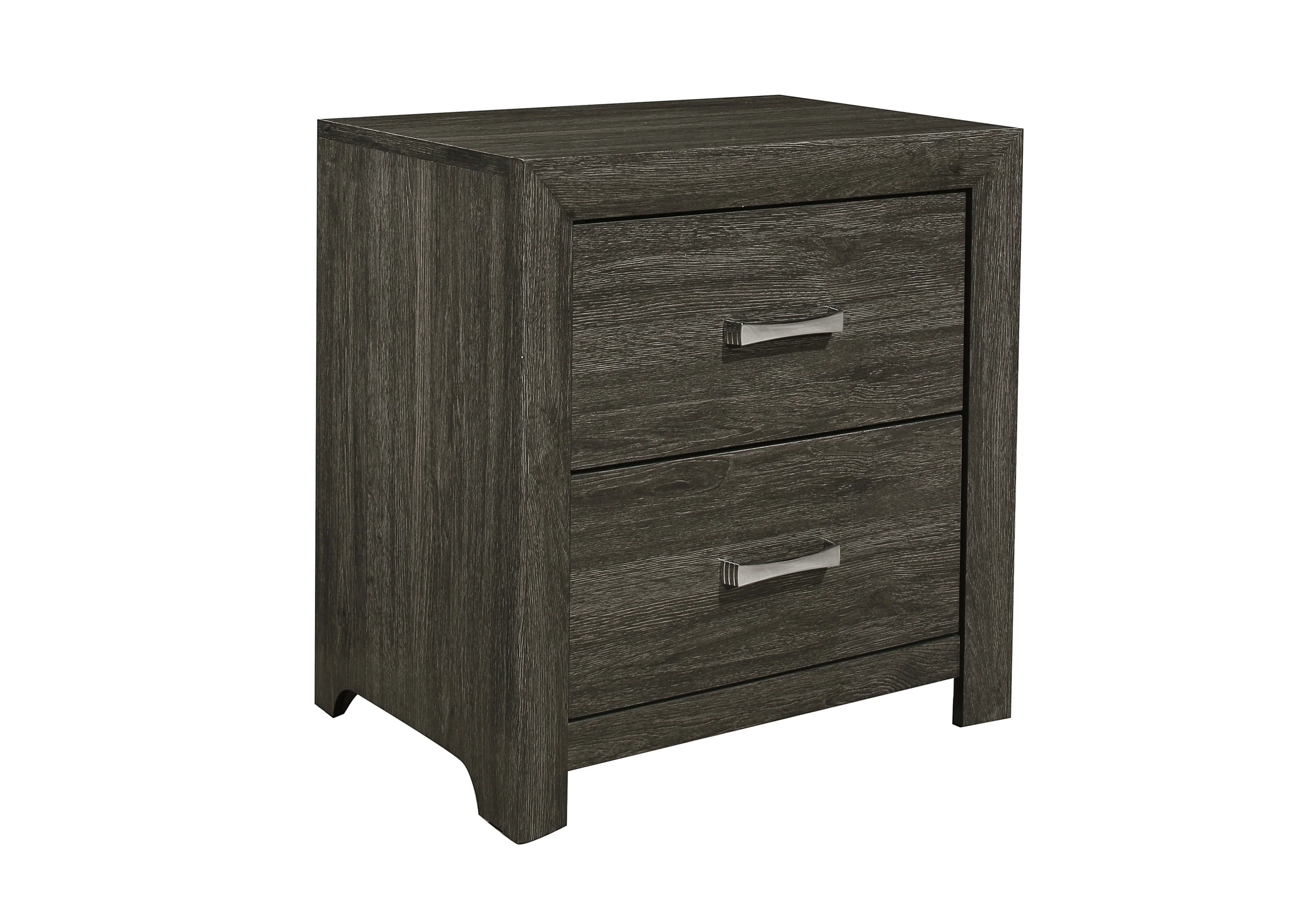 Edina Dark Gray/Black 5-Piece Queen Bedroom Set - Image 5