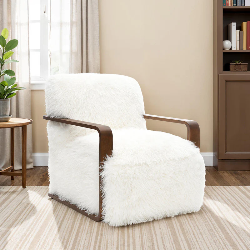 Elardo White Accent Chair - Image 2