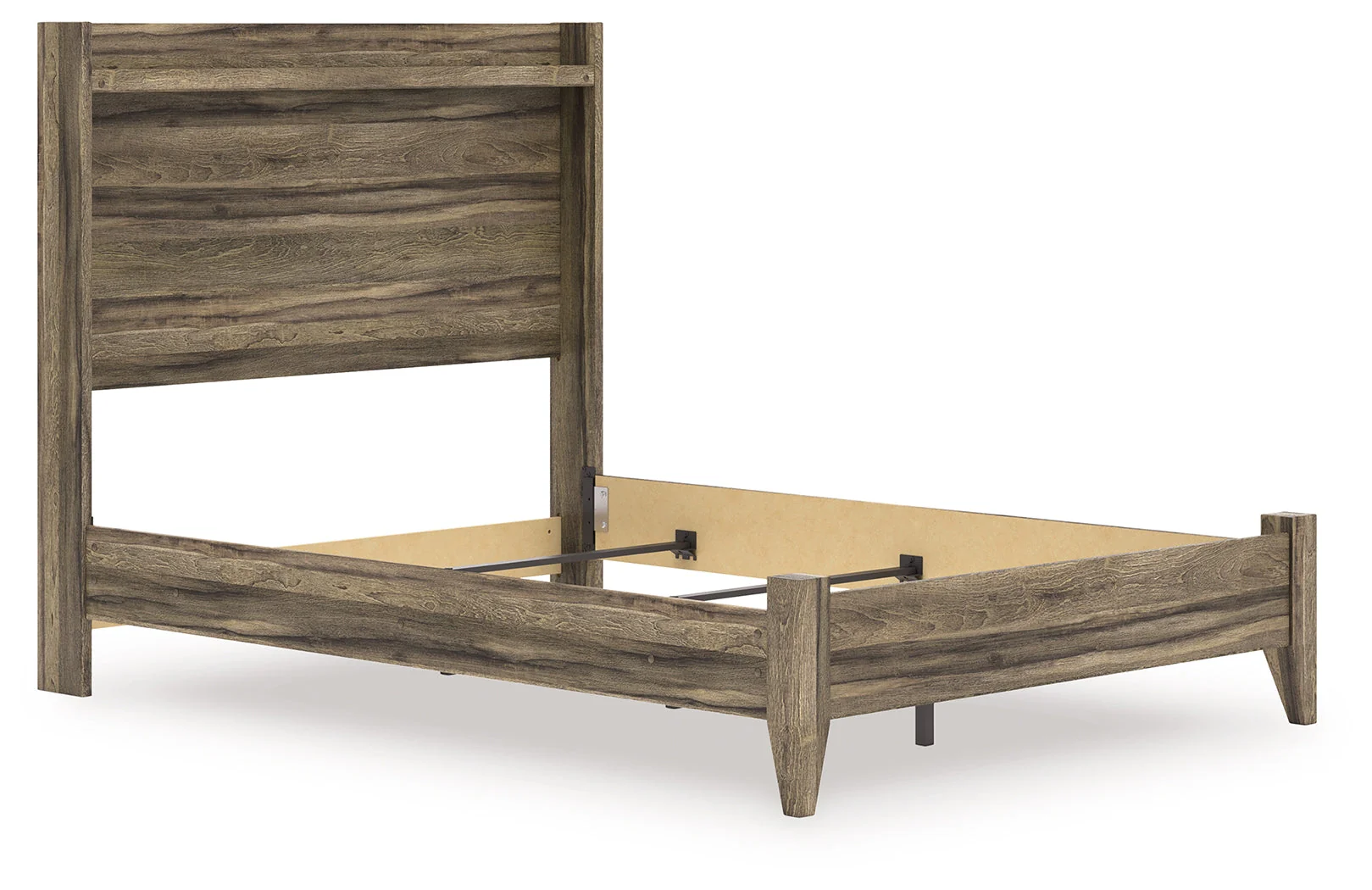 Elbrim Brown Full Panel Bed (Online Special Price) - Image 2