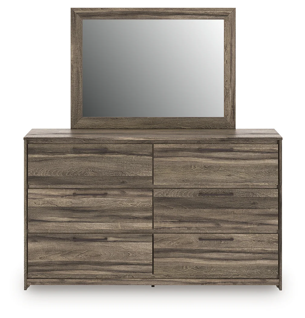 Elbrim Brown Full Panel Storage Bed, Dresser and Mirror (Online Special Price) - Image 2