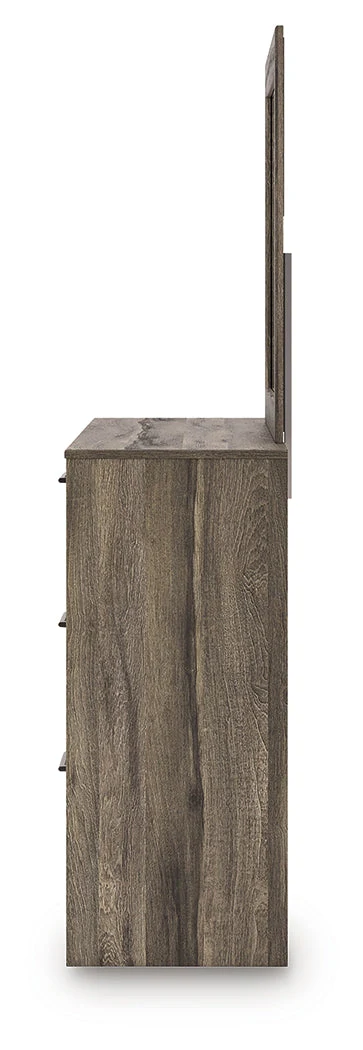 Elbrim Brown Queen Panel Bedroom Set with Dresser, Mirror and Nightstand (Online Special Price) - Image 7
