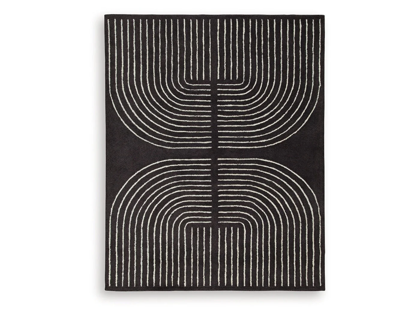 Eldonmore Black/Ivory Large Rug (Online Special Price)