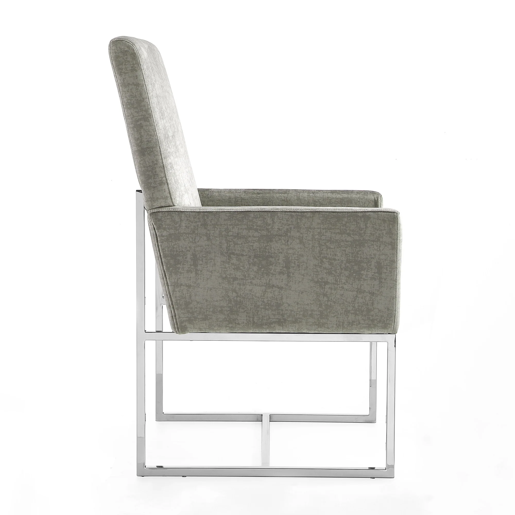 Element Dining Armchair in Steel (set of 2) - Image 6