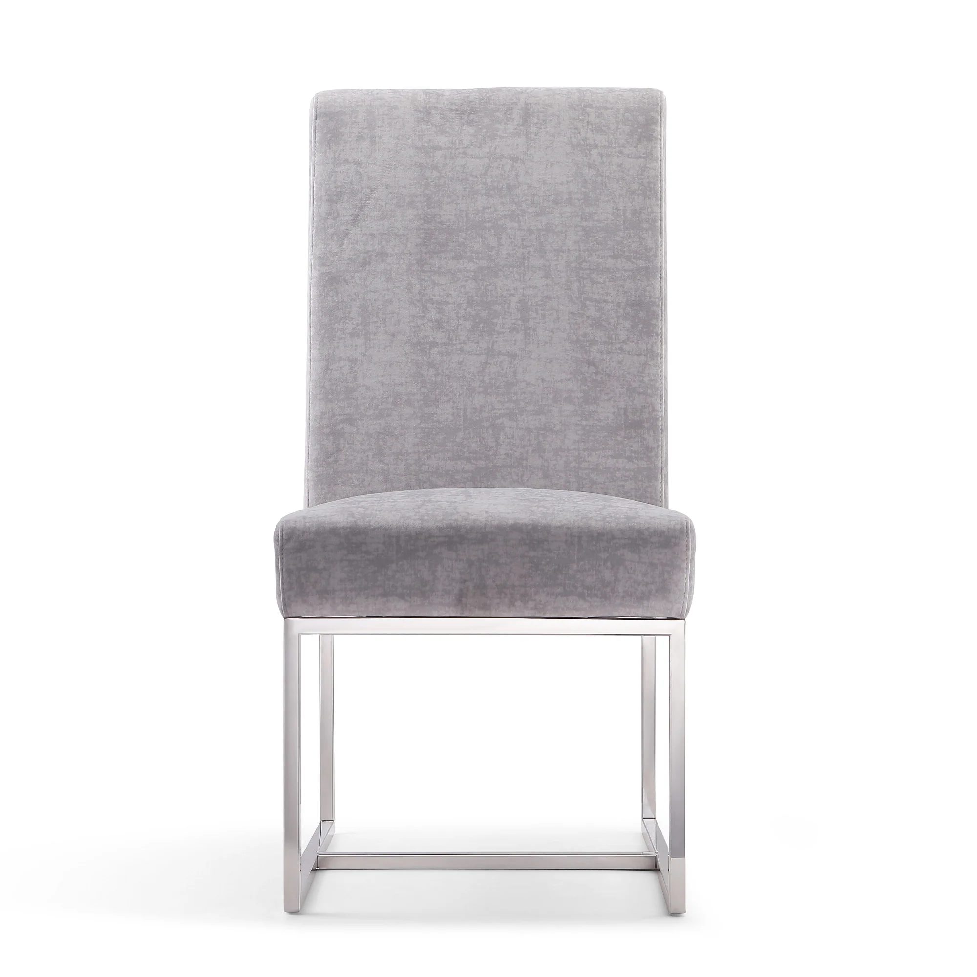 Element Velvet Dining Chair in Grey (set of 2) - Image 5