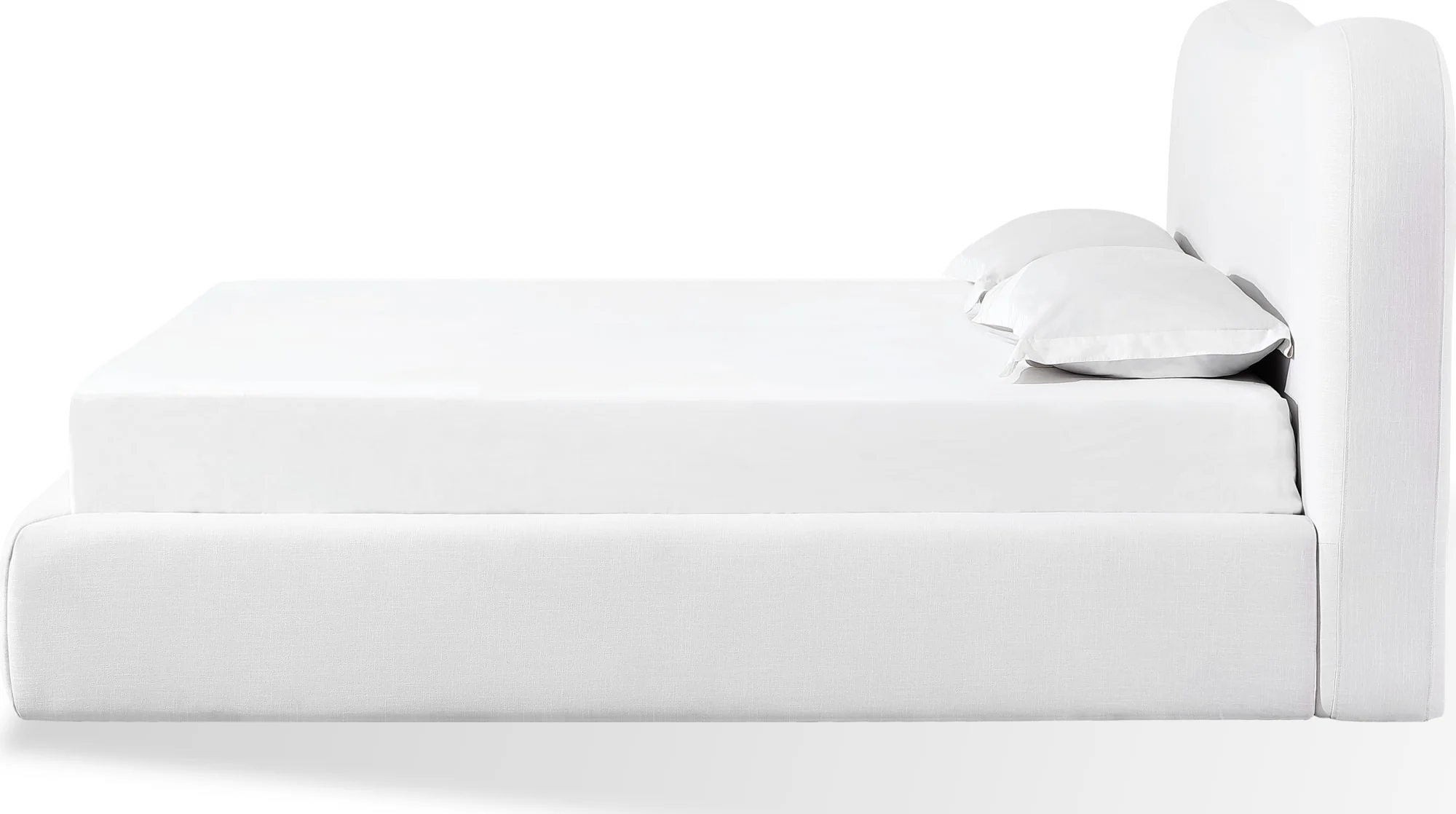 Elena Vanilla California King Upholstered Bed - Image 3
