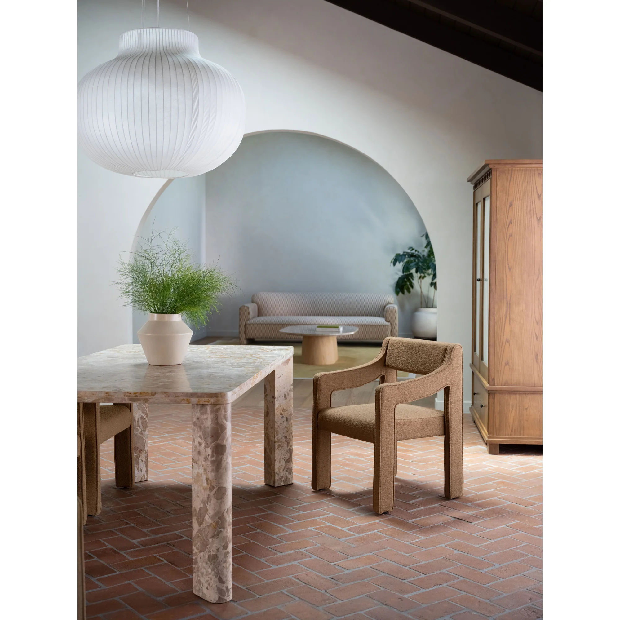 Elise Ochre Dining Chair - Image 8