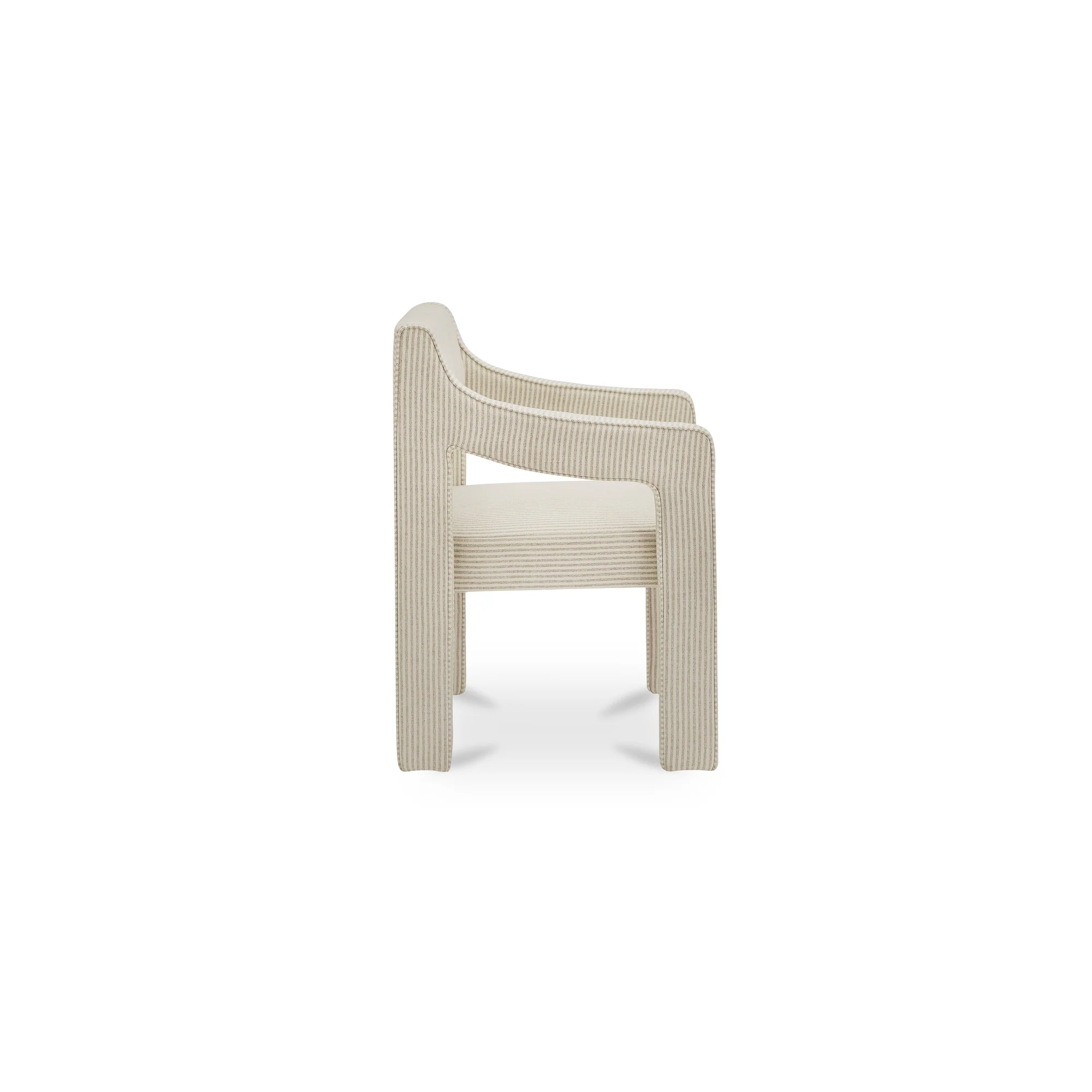 Elise Stripe Dining Chair - Image 3