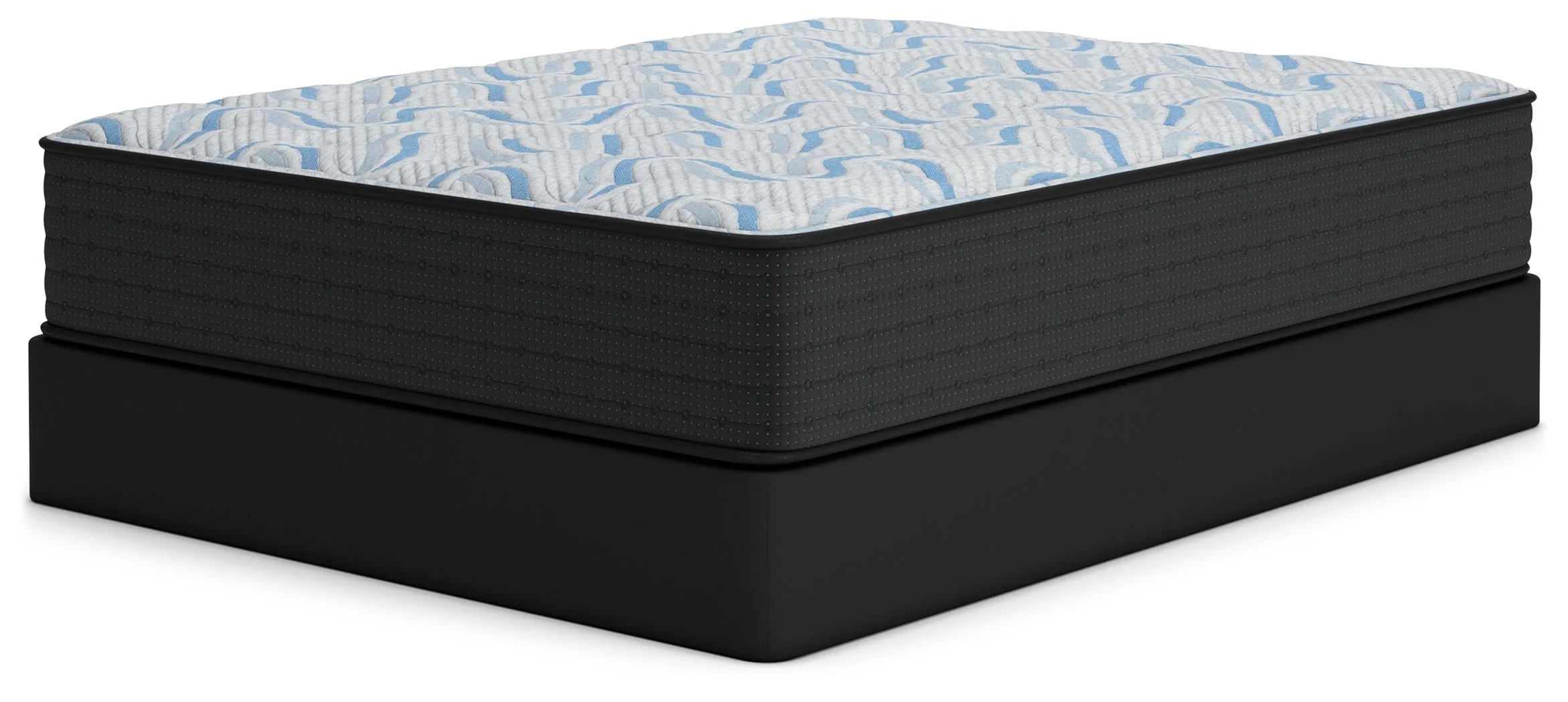 Elite Springs Firm Gray/Blue Full Mattress (Online Special Price) - Image 8