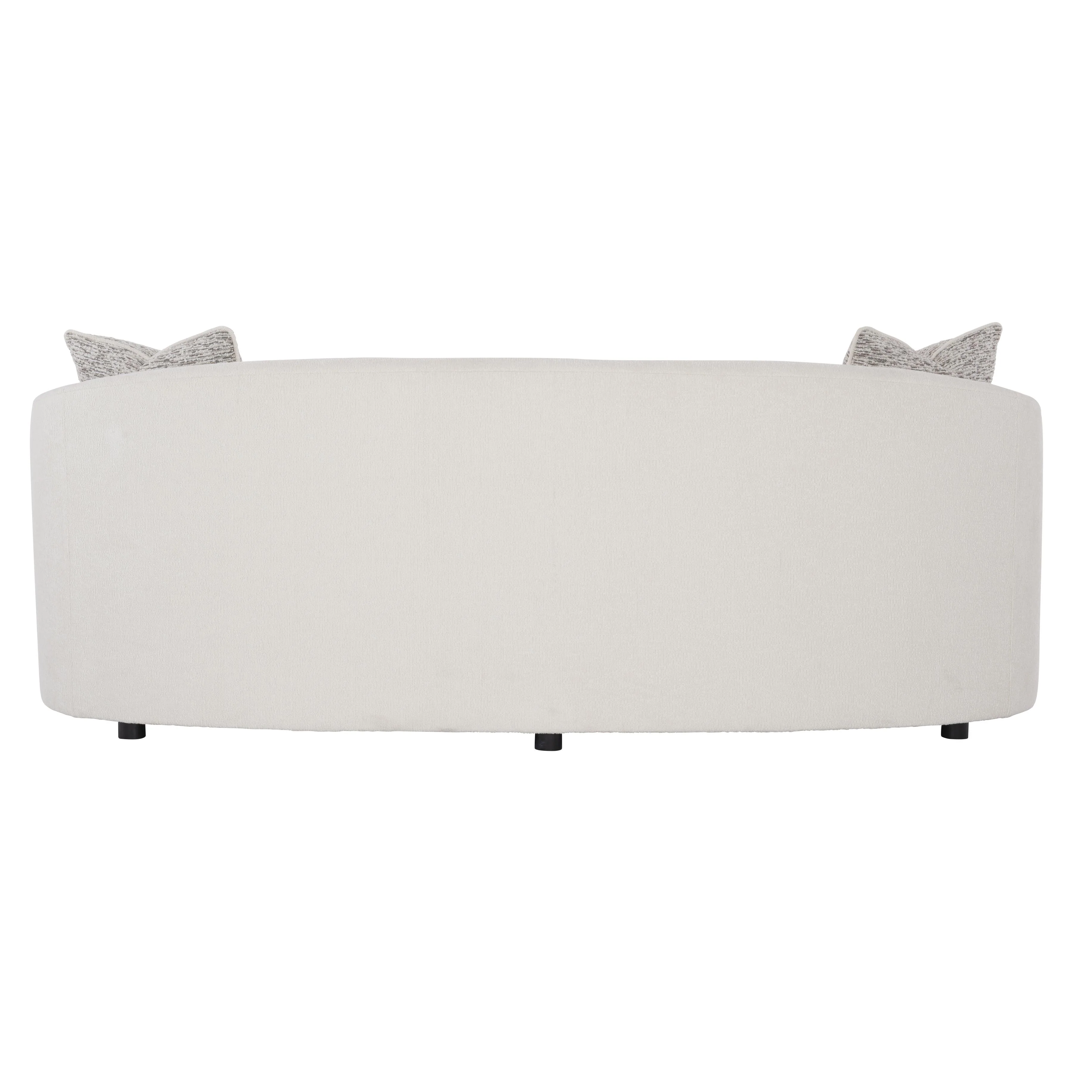 Elle White/Cream Fabric Sofa - Image 4